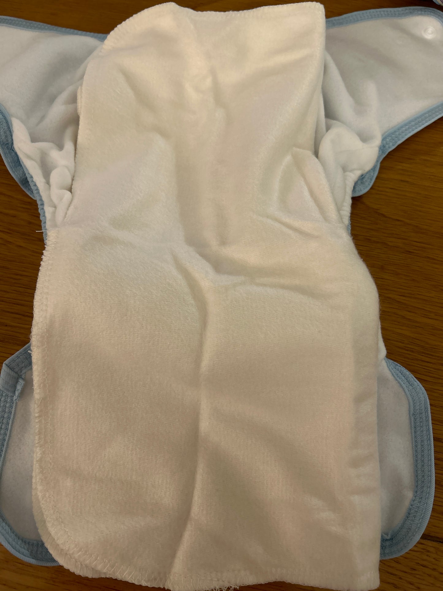Little Lamb light blue pocket nappy size 2 - brand new (067)