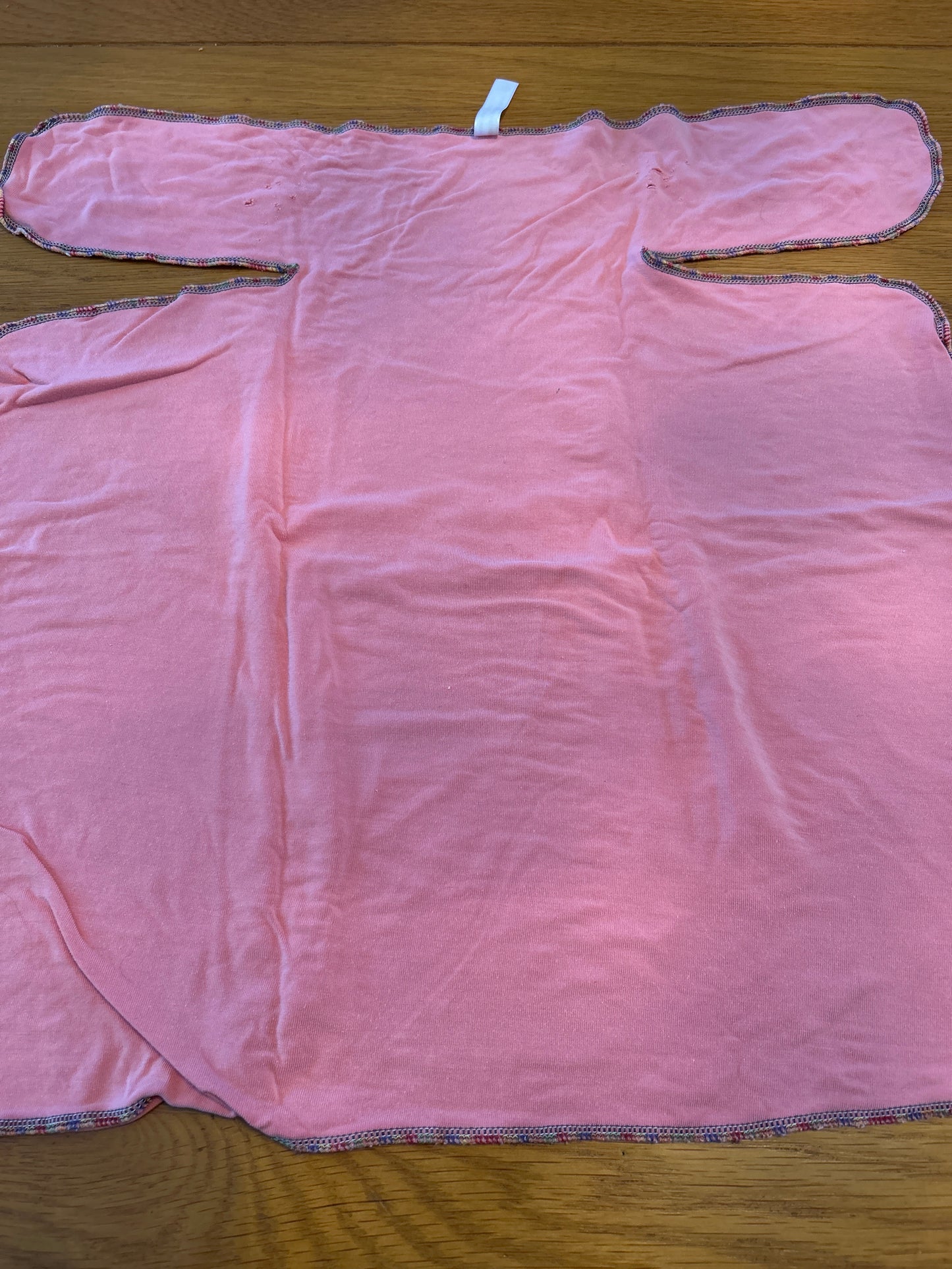 Beautiful Monkey and Moo Makes Preflat (flat) nappy - some holes (073)