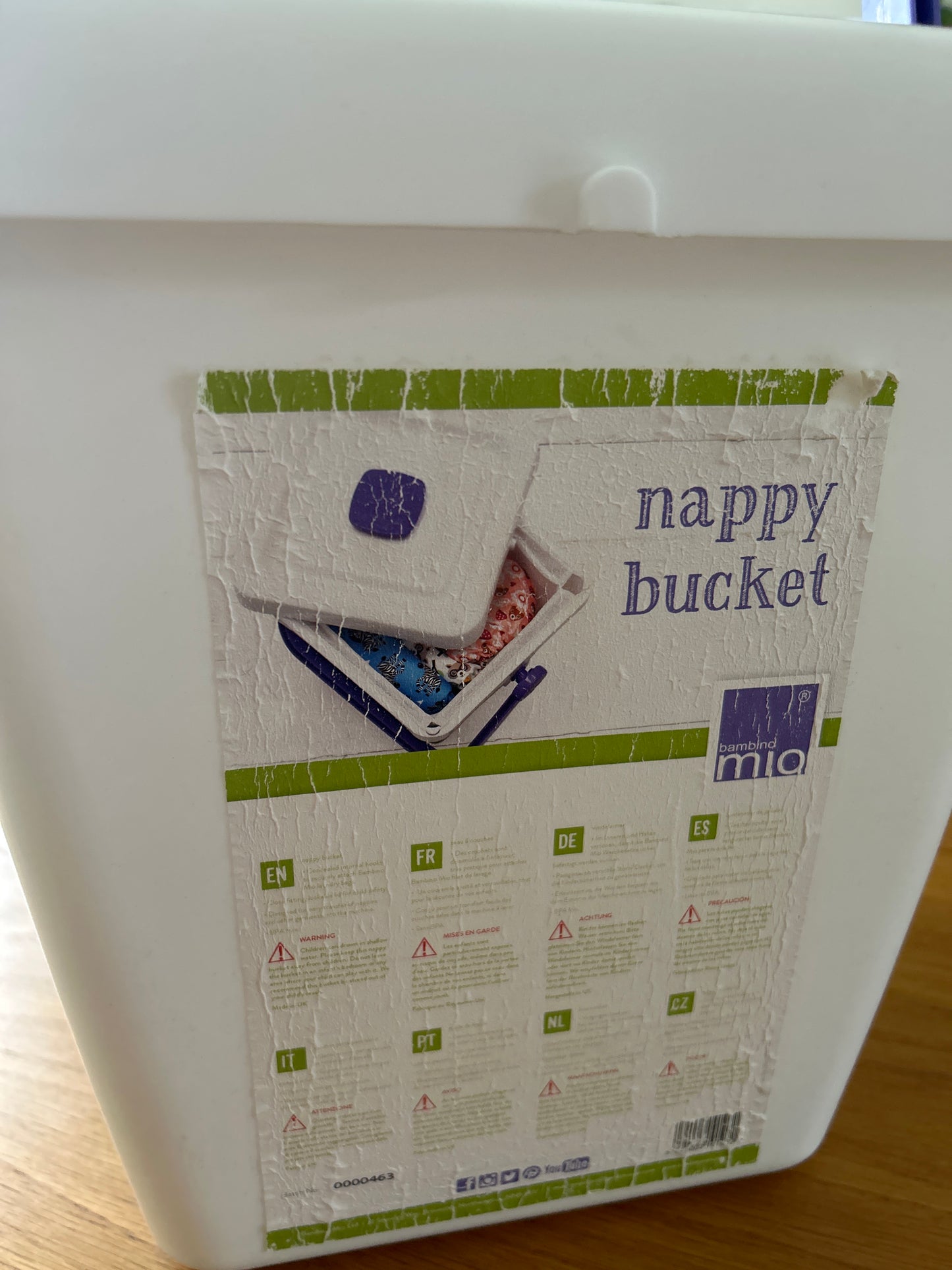 Bambino Mio Nappy bin with one mesh bag (accessories; 083)