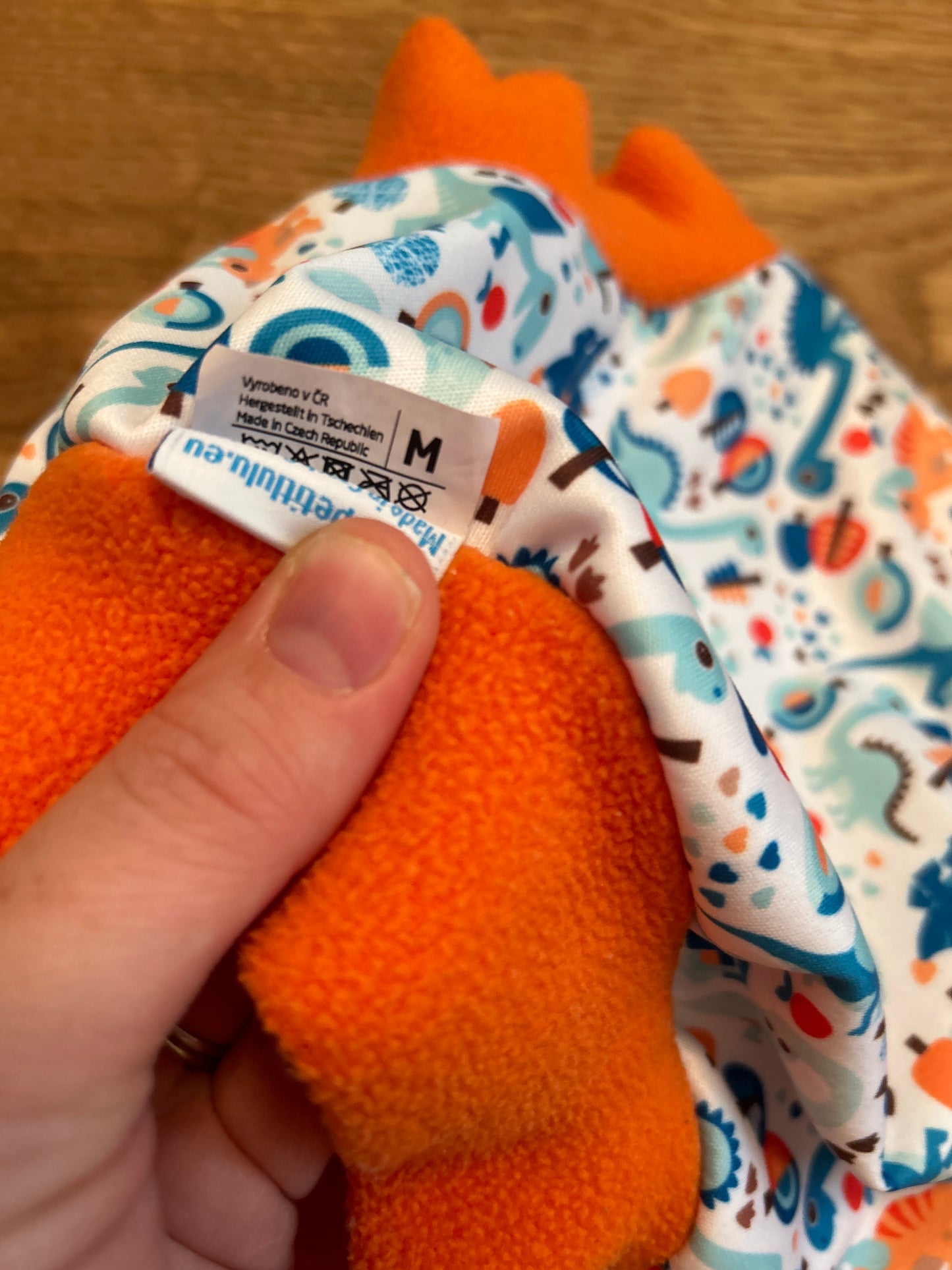Petit Lulu fleece nappy wrap M (066)