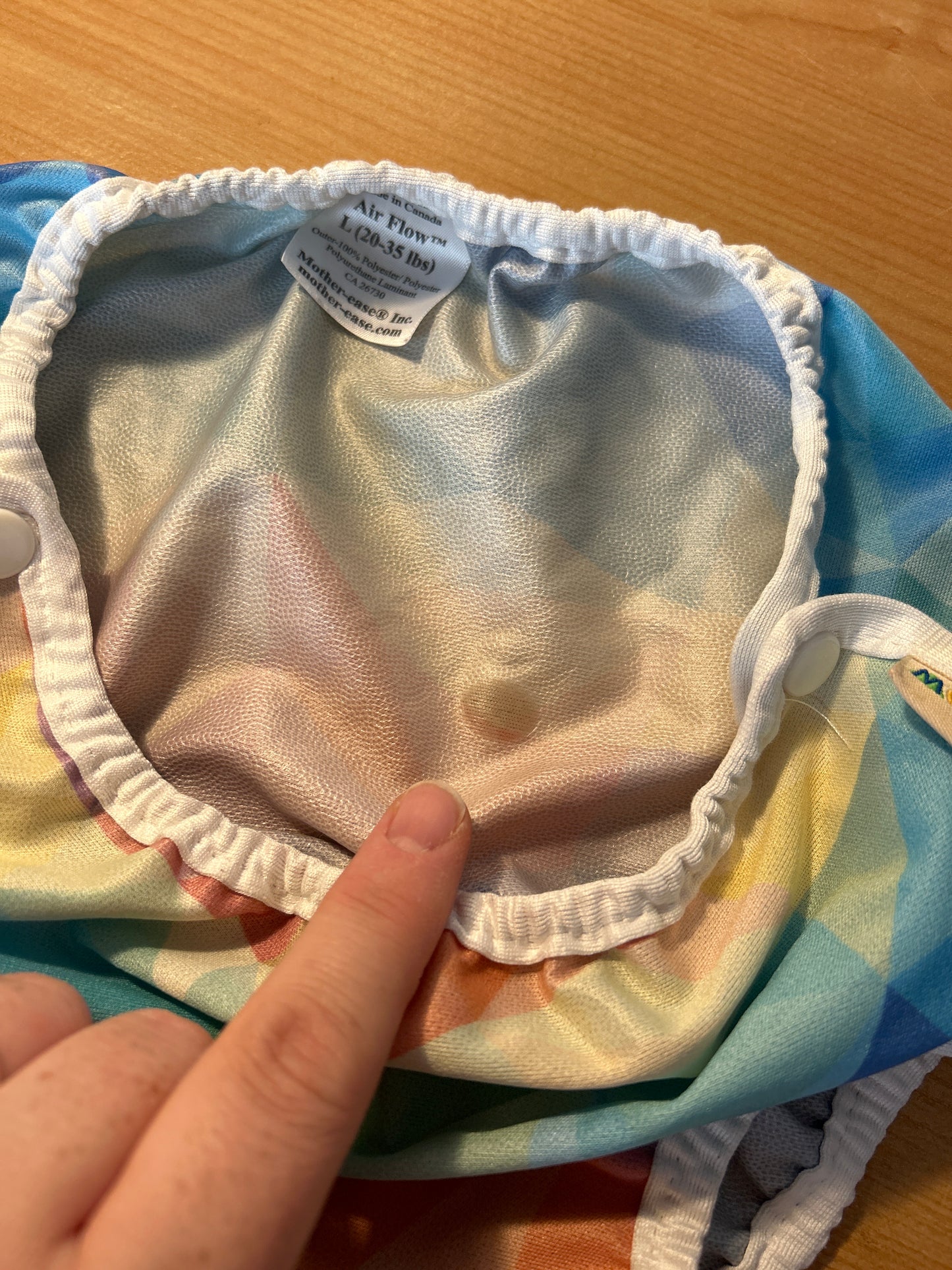 Motherease airflow large nappy wrap - marked (003)