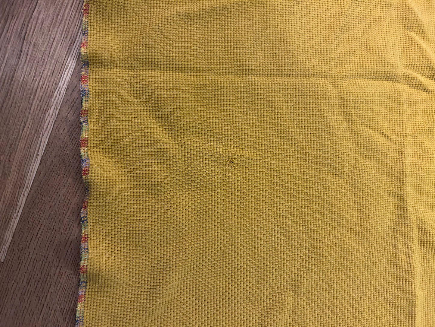 Yellow Flat nappy (unknown; flats and prefolds; 093)