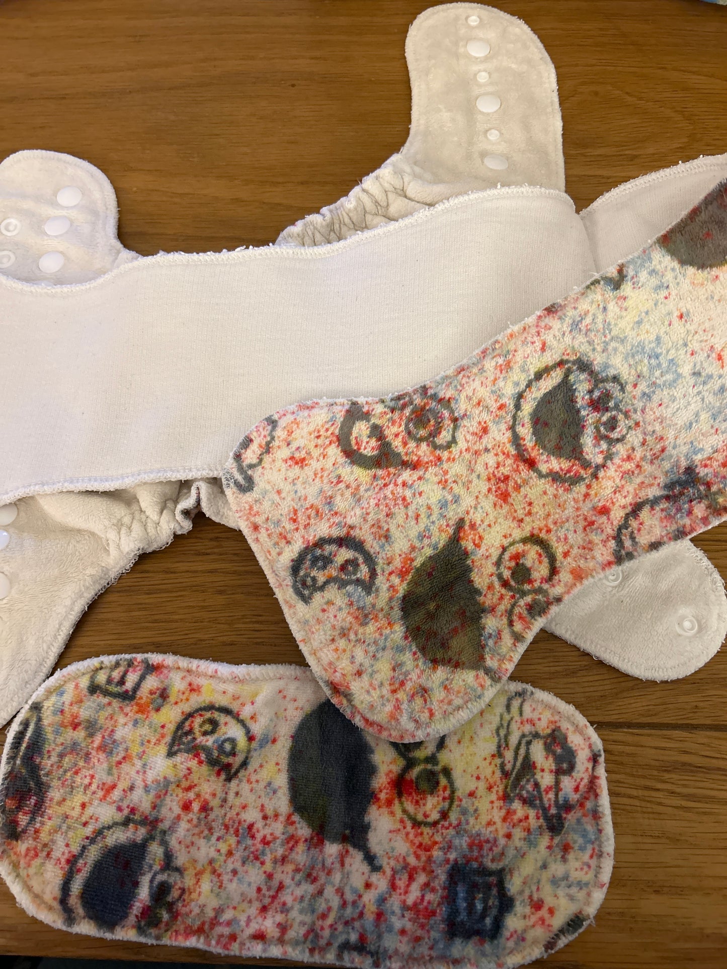 Mum sew crazy fitted nappy (060; unbranded)