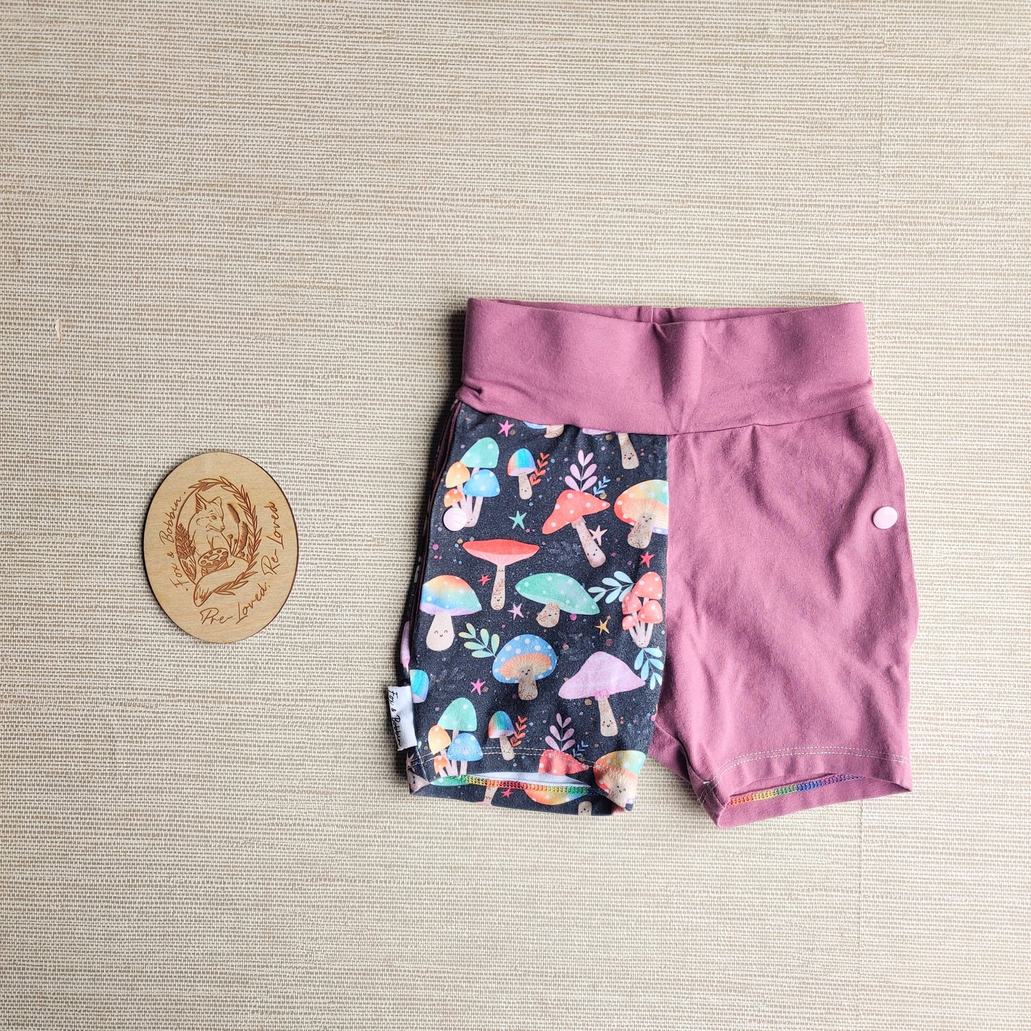 Age 1 jogger shorts EUC. Fox & Bobbin Preloved cloth friendly clothing