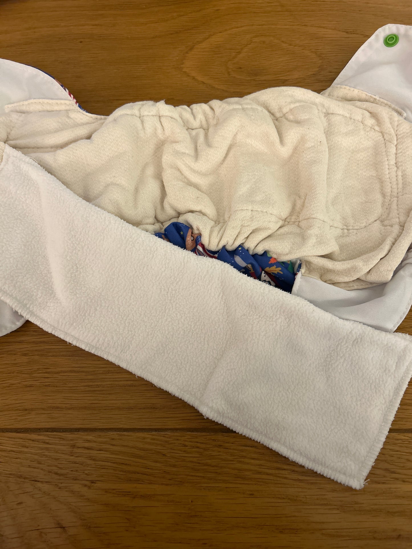 Blueberry - All In One nappy Peter Pan print (060)