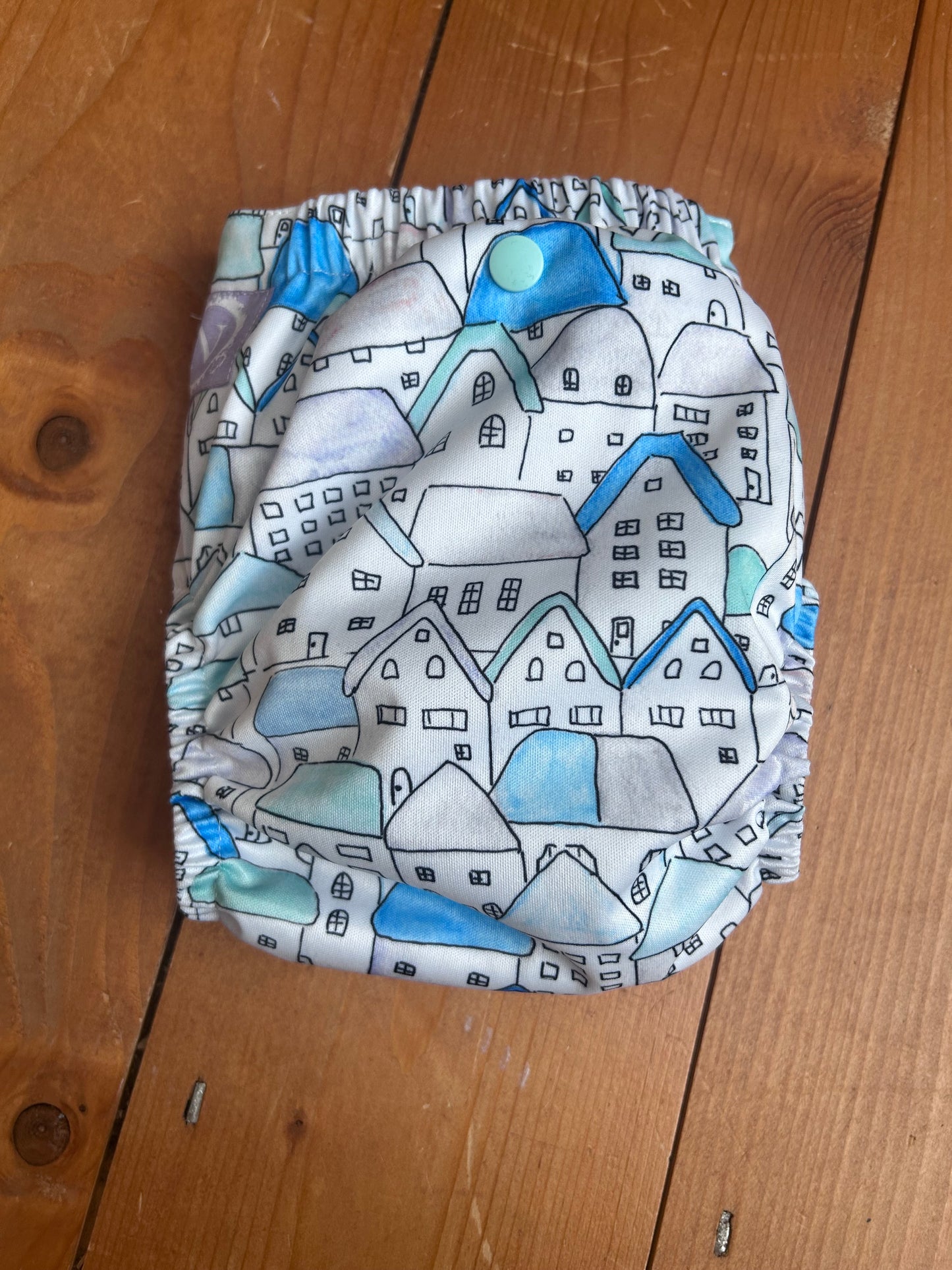 The Nappy Den all in two / pocket nappy - brand new (003)