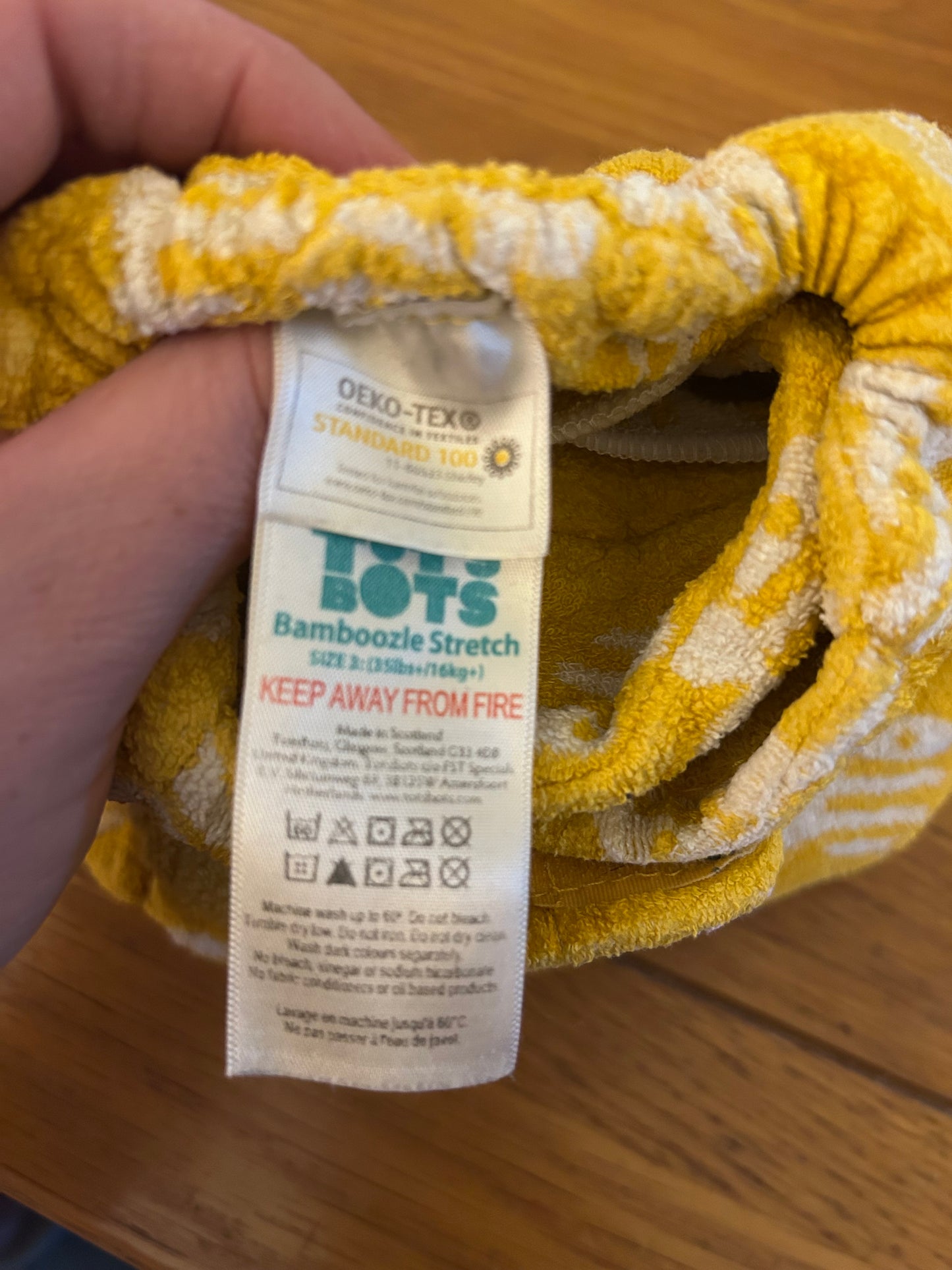 TotsBots Bamboozle stretch fitted nappy size 3, 2023 style (091)