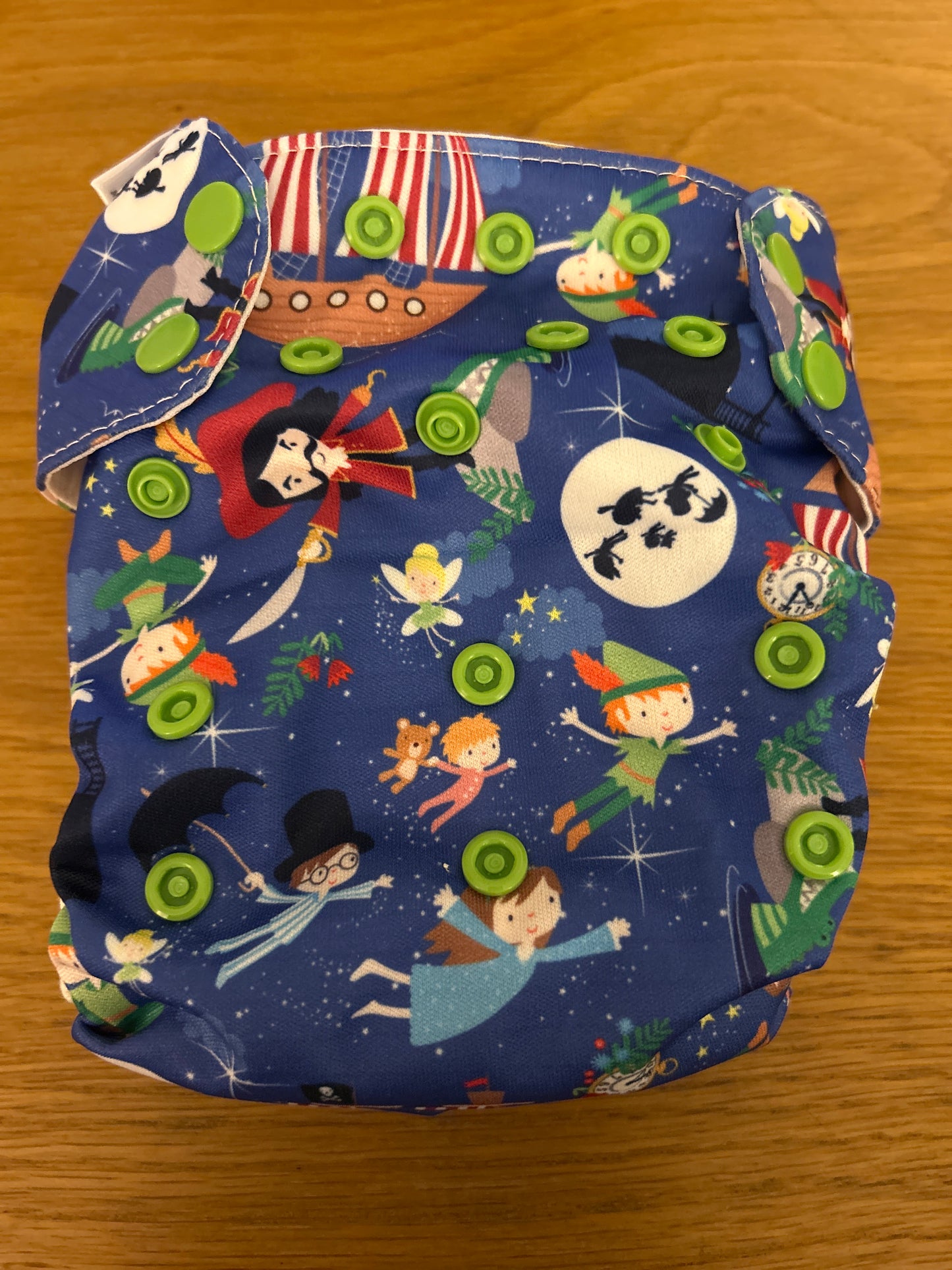 Blueberry - All In One nappy Peter Pan print (060)