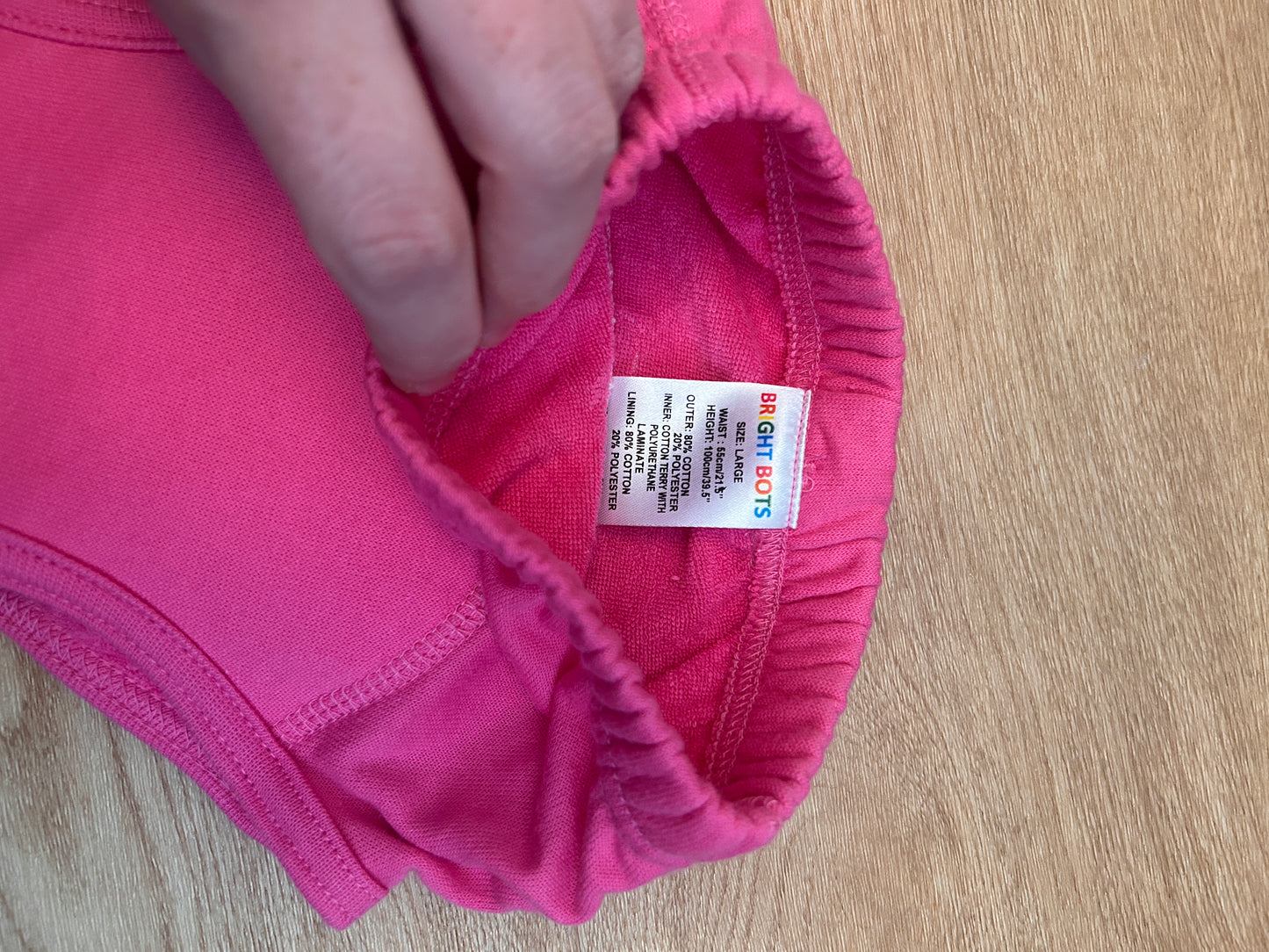 Bright Bots junior training pants - size large (Junior training nappies; 003)