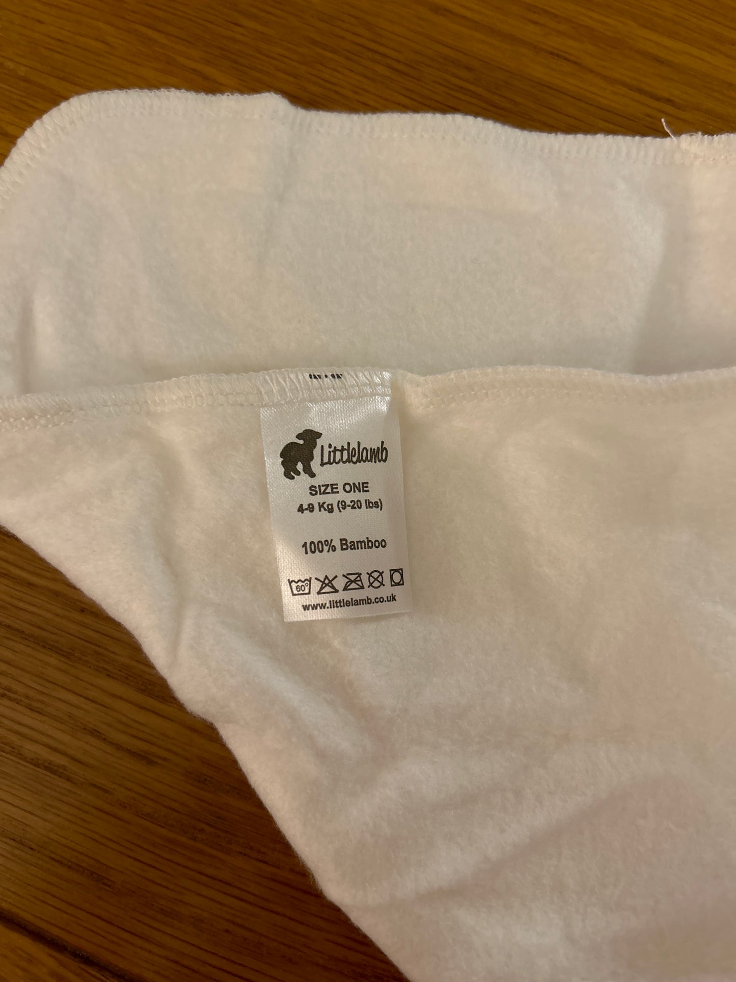 Little Lamb yellow pocket nappy size 2 with a size 1 insert - brand new (067)
