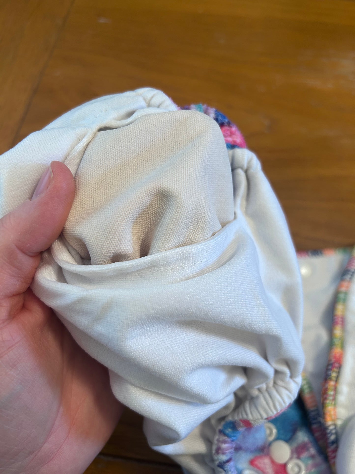 Baby Bare all in two nappy minky style (022; no returns, see note)