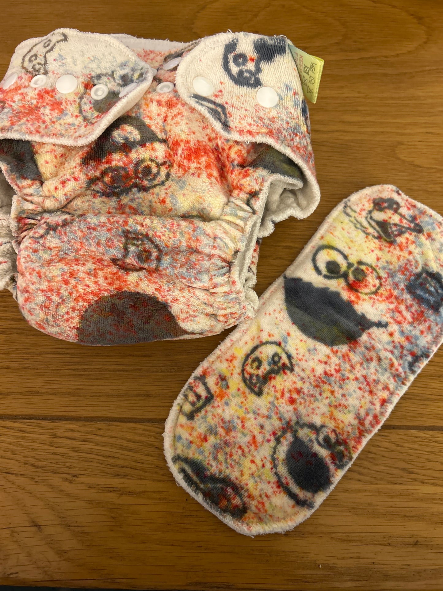 Mum sew crazy fitted nappy (060; unbranded)