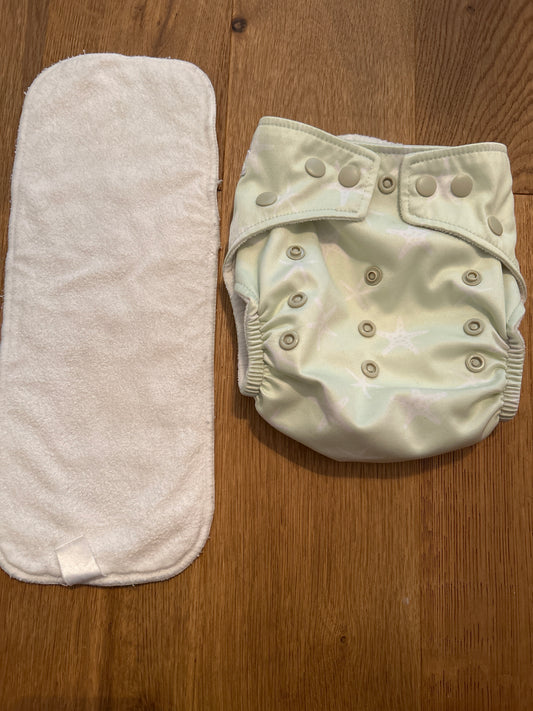 Baba and Boo pocket nappy with insert (096)
