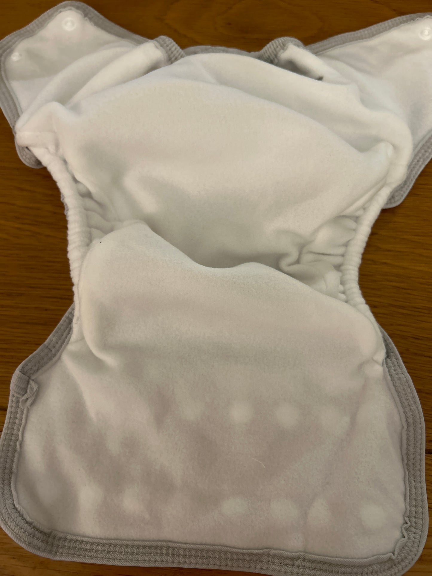 Little Lamb grey pocket nappy size 2 with a size 1 insert - brand new (067)