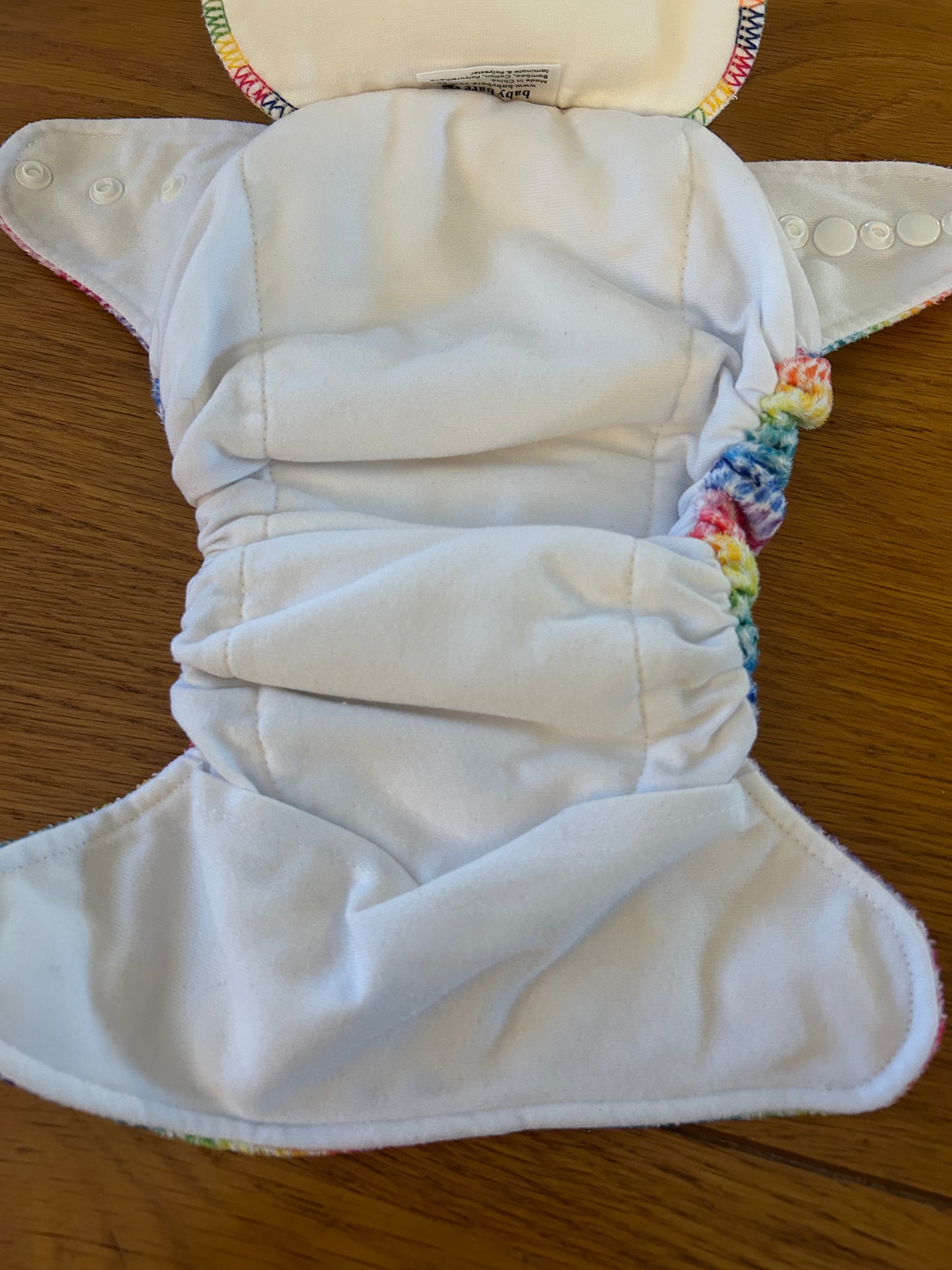 Baby Bare all in one nappy - brand new. Minky outside (056)