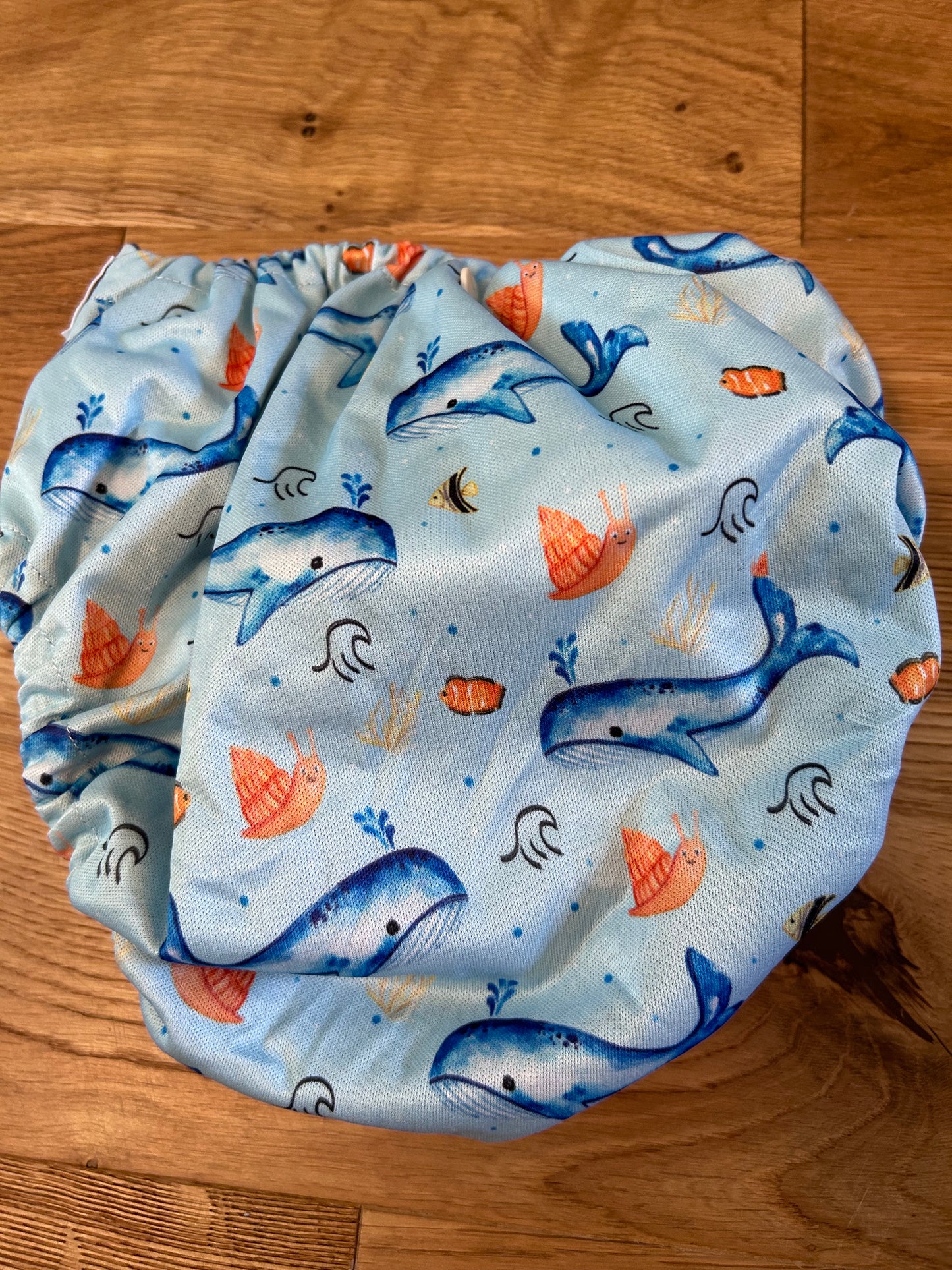 Frog and Bear nappy wrap (unbranded; 043)