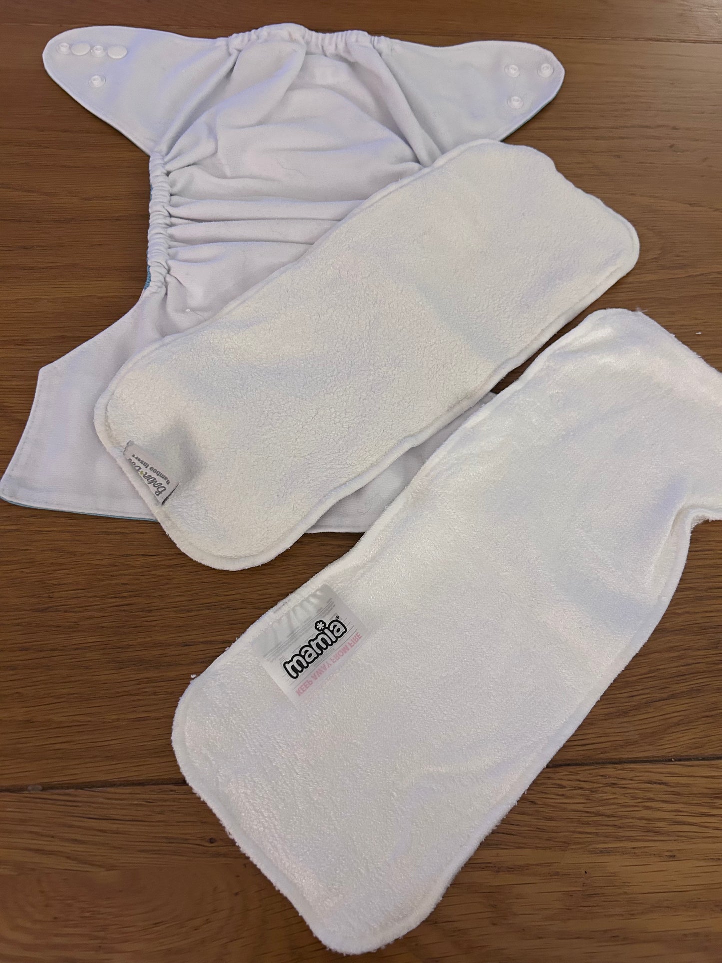 Alva baby pocket nappy with 2 inserts (003)