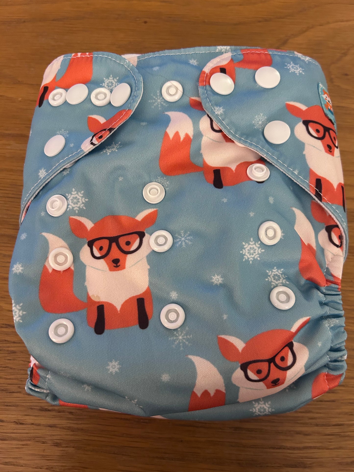 Alva baby pocket nappy with 2 inserts (003)