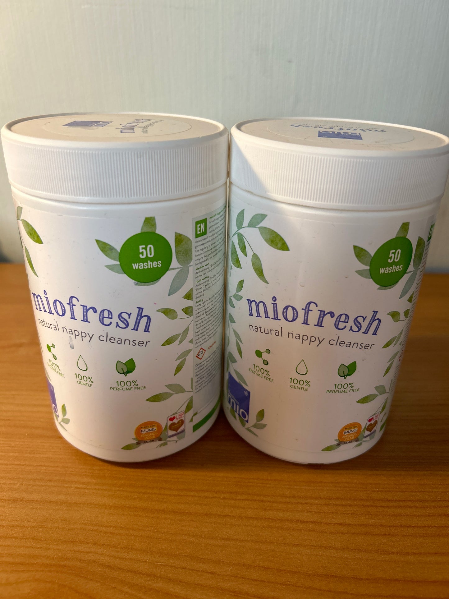 Miofresh laundry cleanser x2 bundle - part used (003)