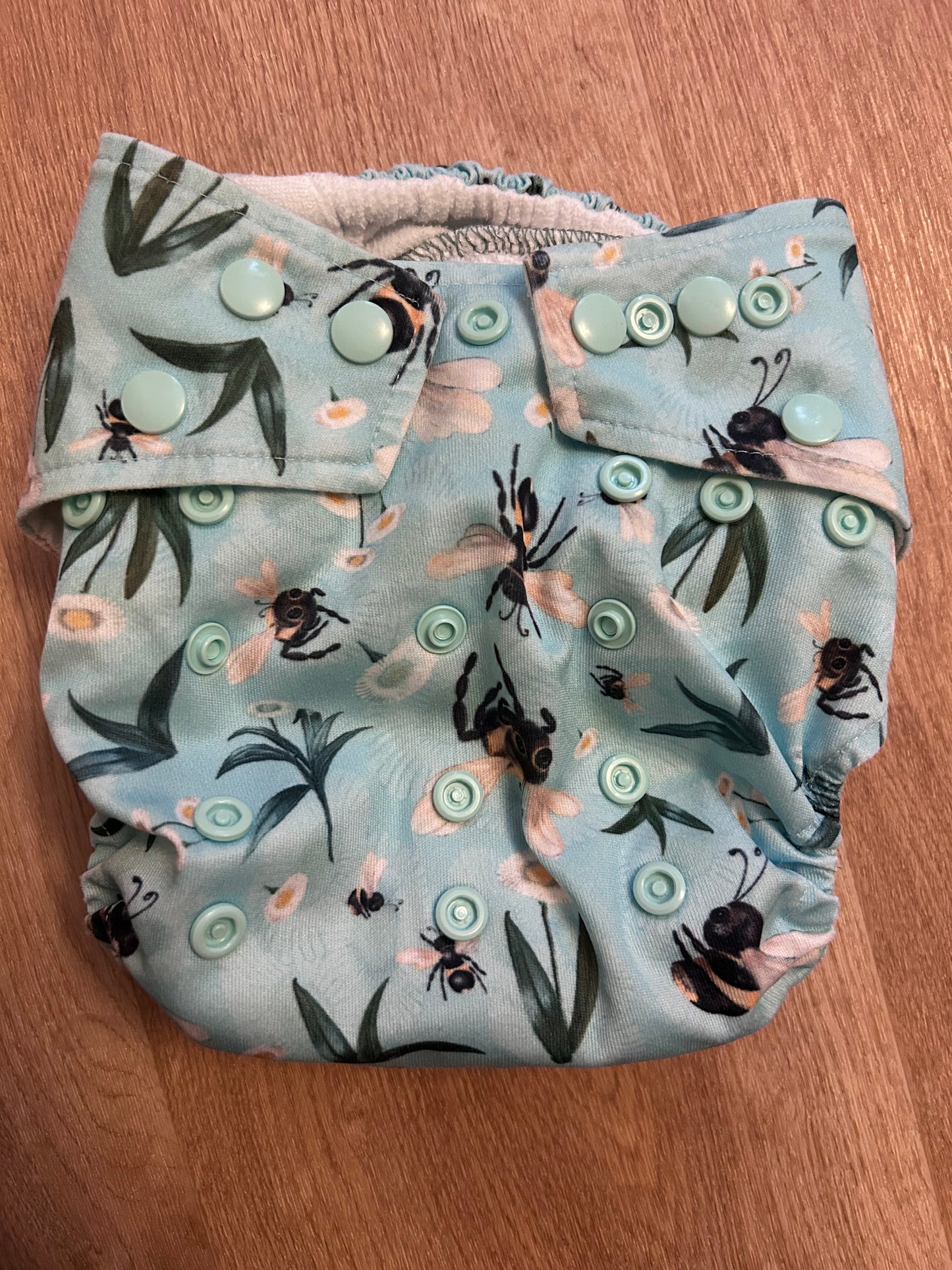 Little Lamb birth to potty one size pocket nappy (099)
