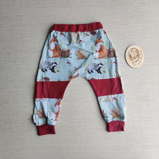 Age 2 slim fit harems GUC. Fox & Bobbin Preloved cloth friendly clothing