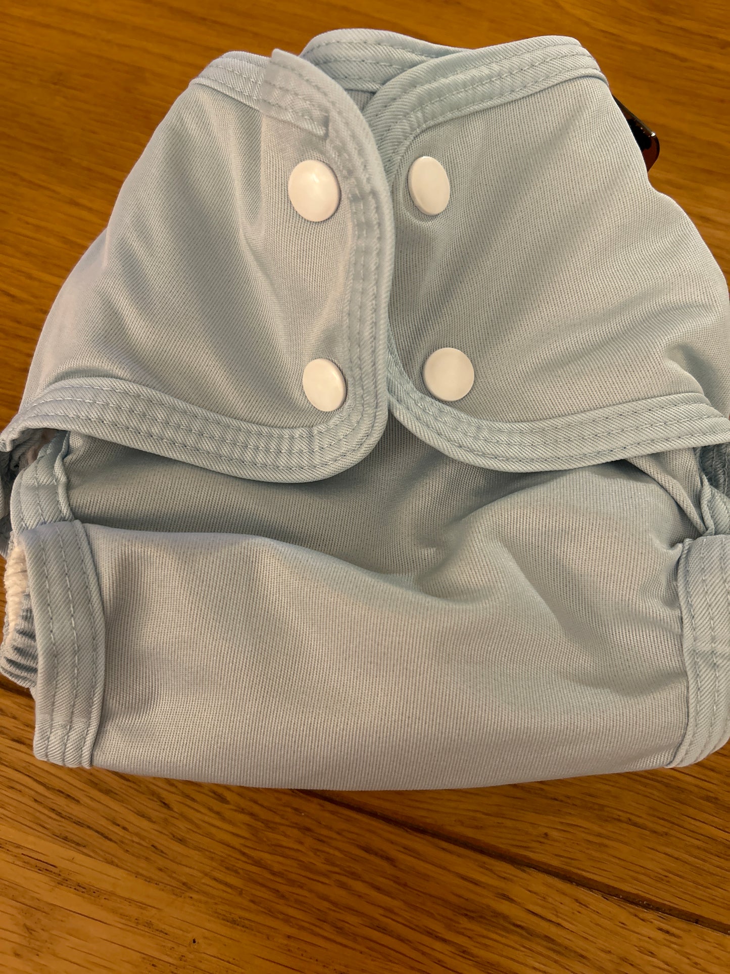 Little Lamb light blue pocket nappy size 1 (067)