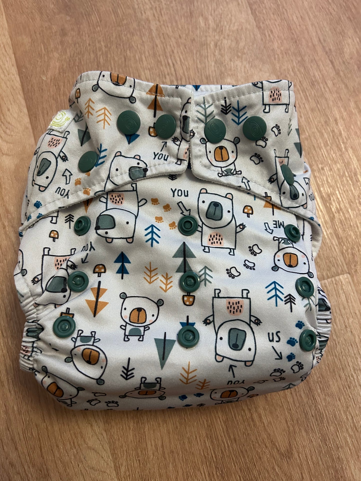 Baba and Boo pocket nappy with inserts (099)