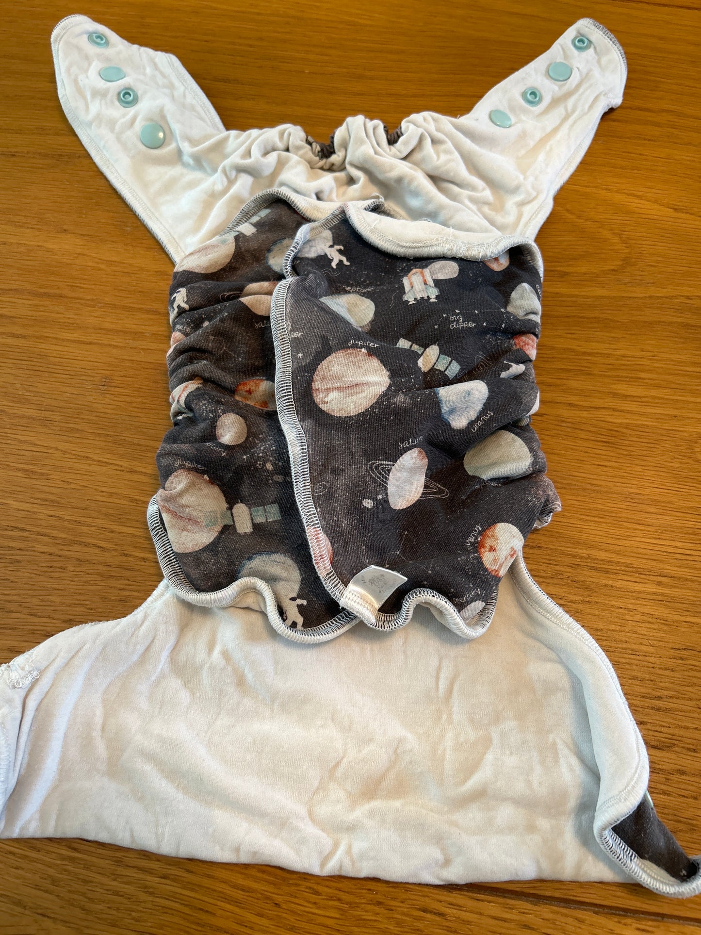 Bear Cottage Reusables Elasticated Preflat (flat) nappy (063)