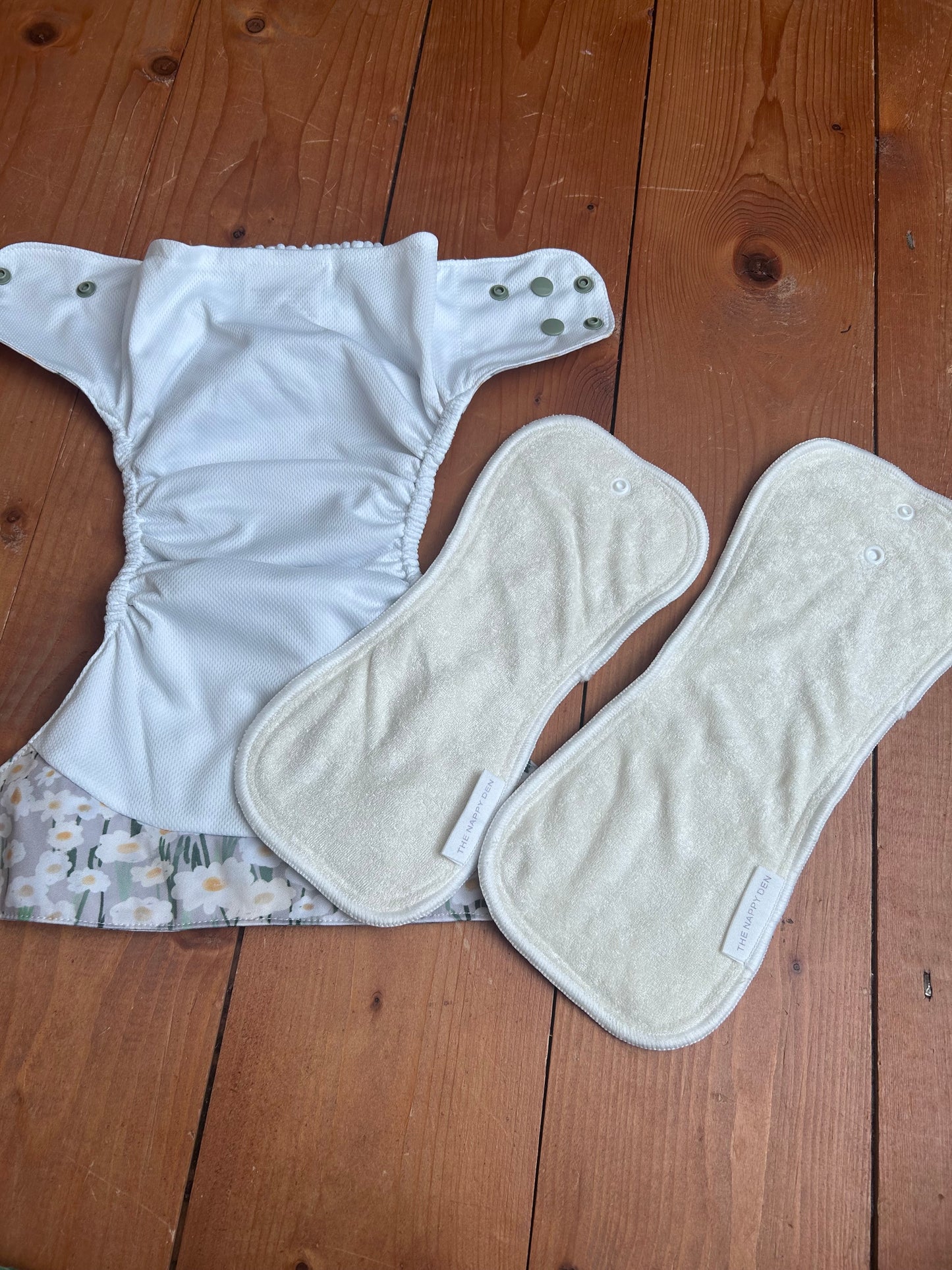 The Nappy Den all in two / pocket nappy - brand new (003)