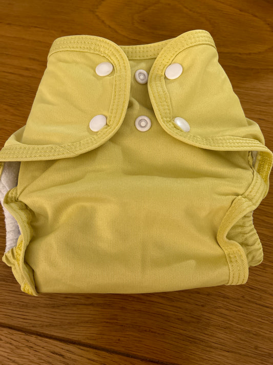 Little Lamb yellow pocket nappy size 1 (067)