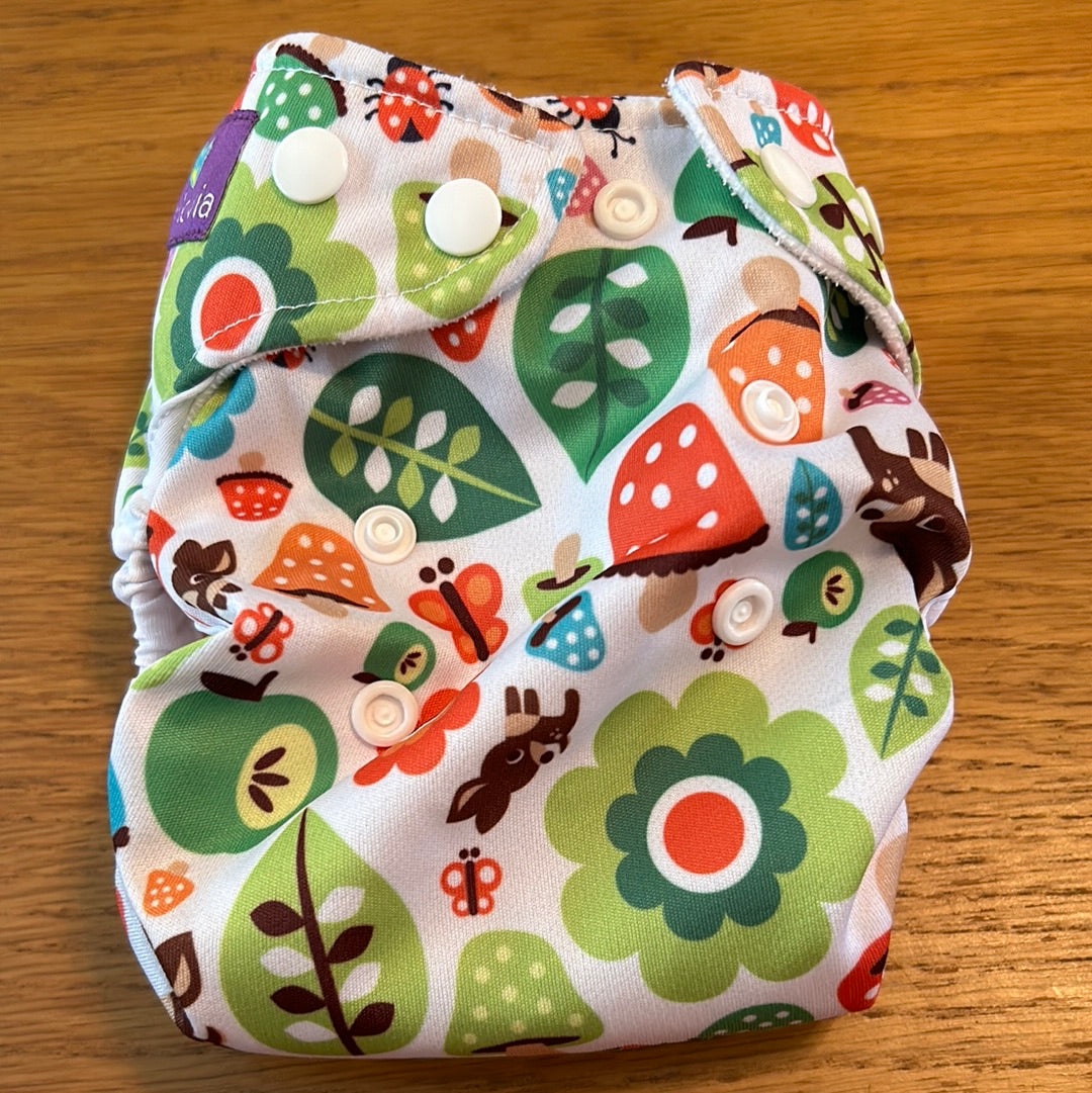 Milovia size S / newborn nappy wrap with insert (054)
