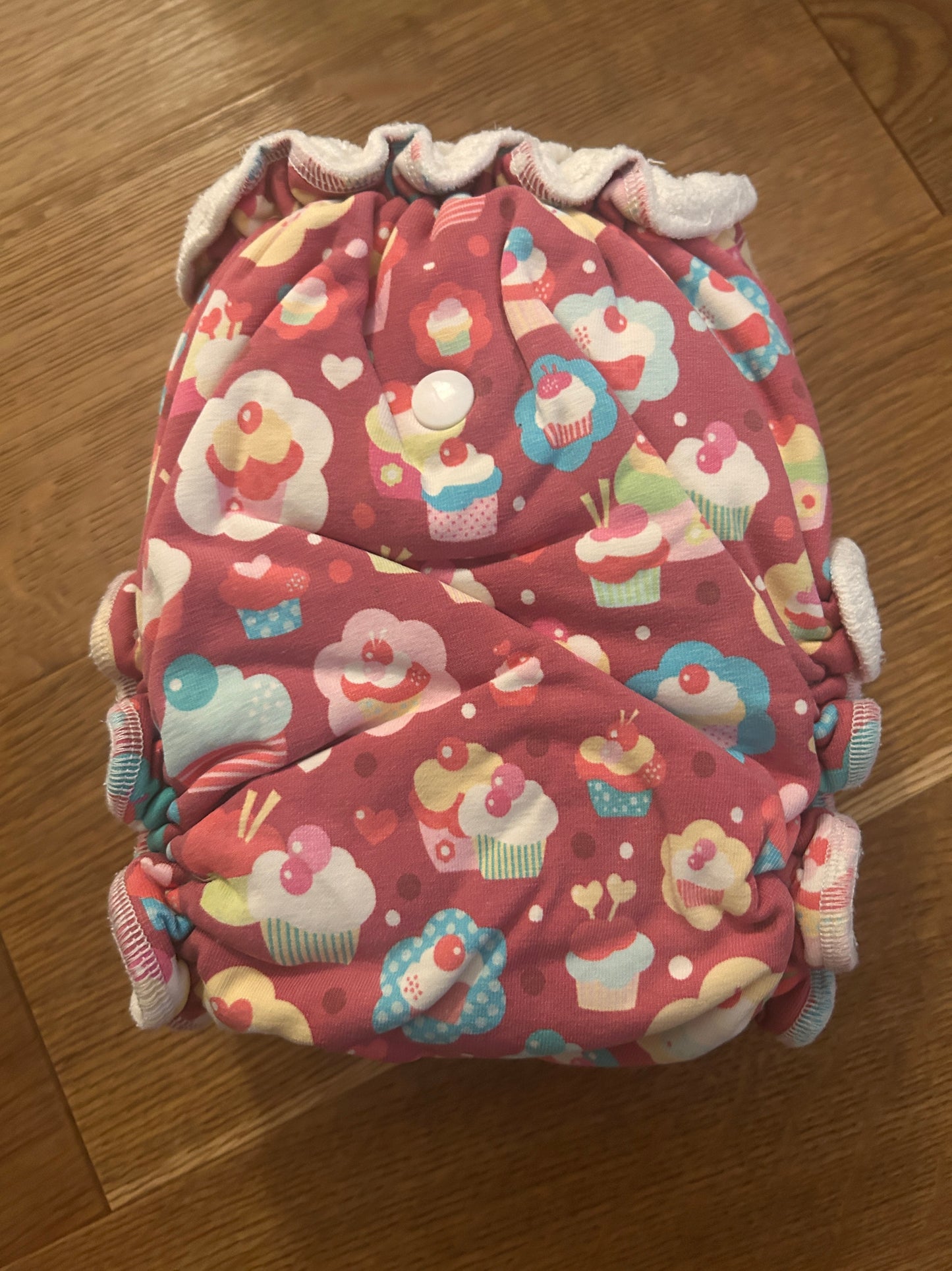 Petit Lulu fluffy organic fitted nappy (056)