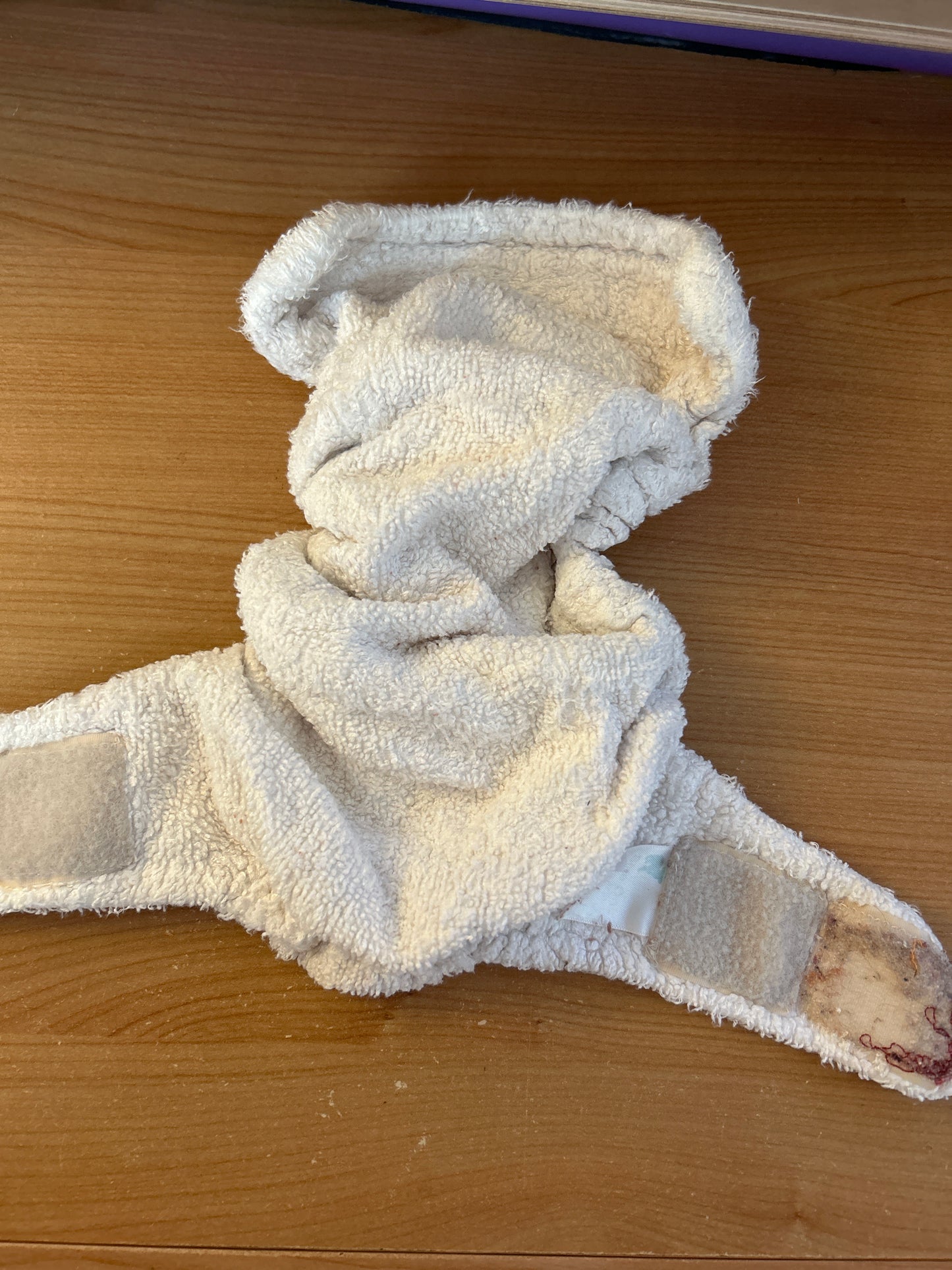 Little Lamb fitted nappy size 1 / newborn (003).  (Bag, store use only)