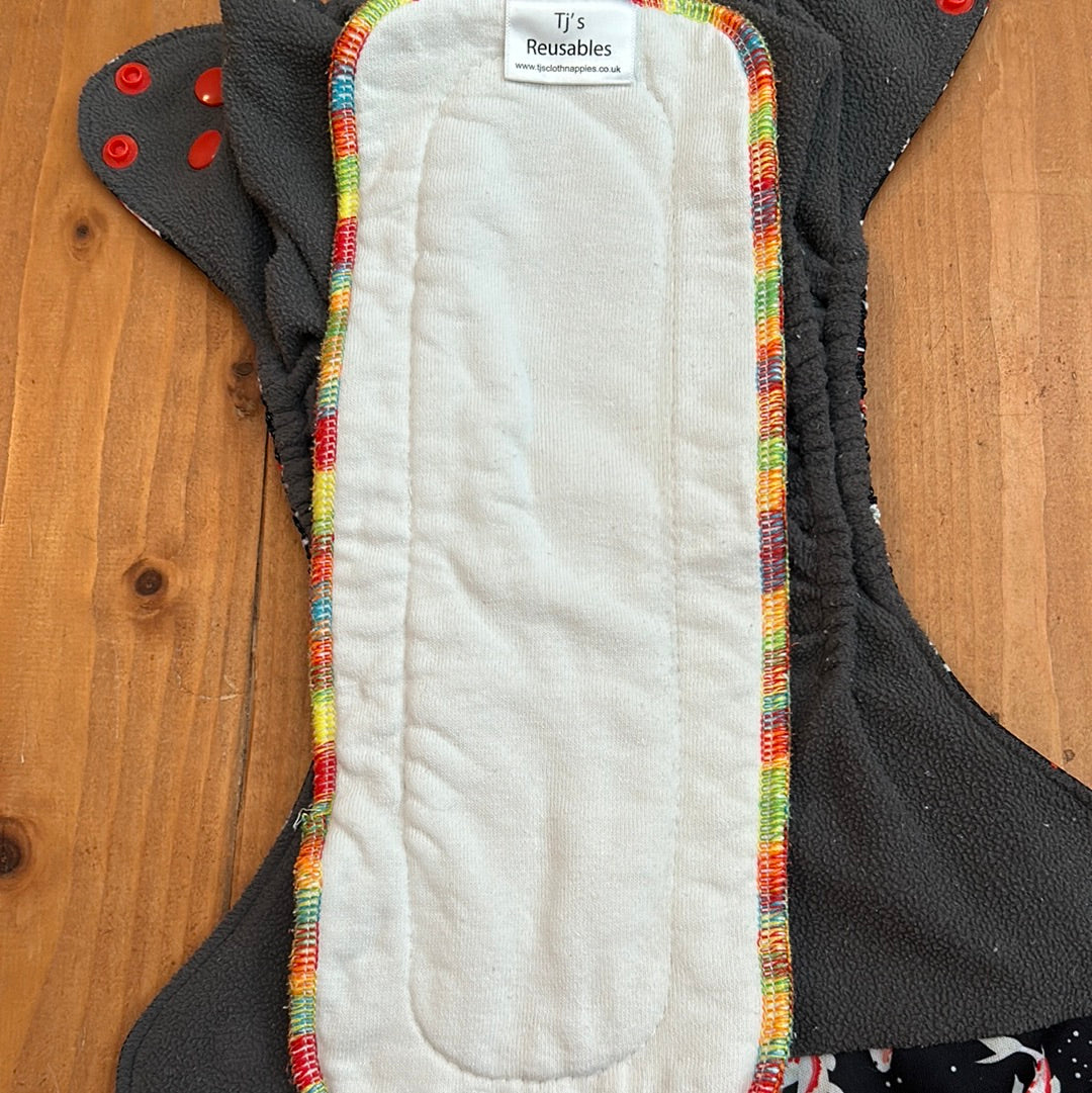 TJs pocket nappy with two inserts  (003)