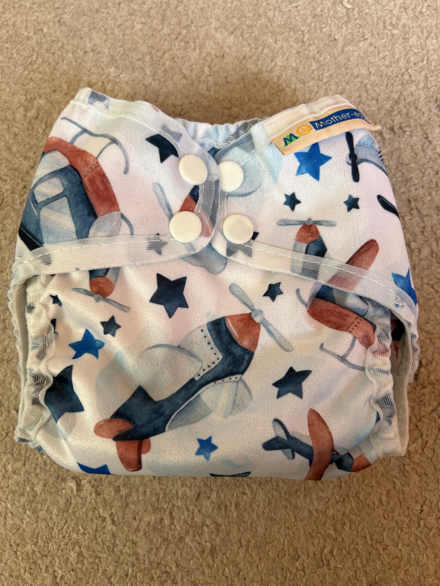 Motherease newborn / XS all in one nappy.  (#003)