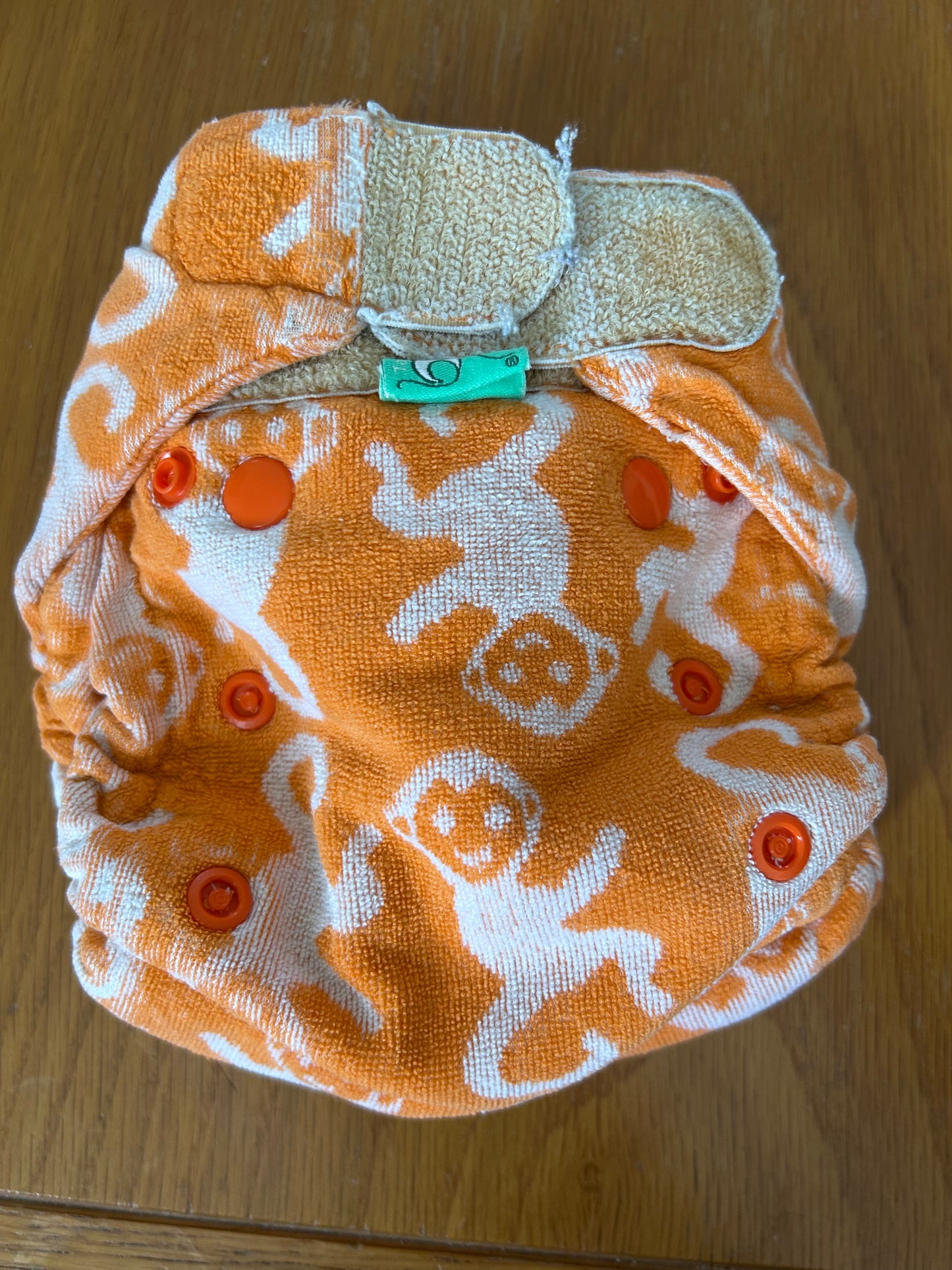 TotsBots  - Fitted Nappy bamboozle size 2 (003)