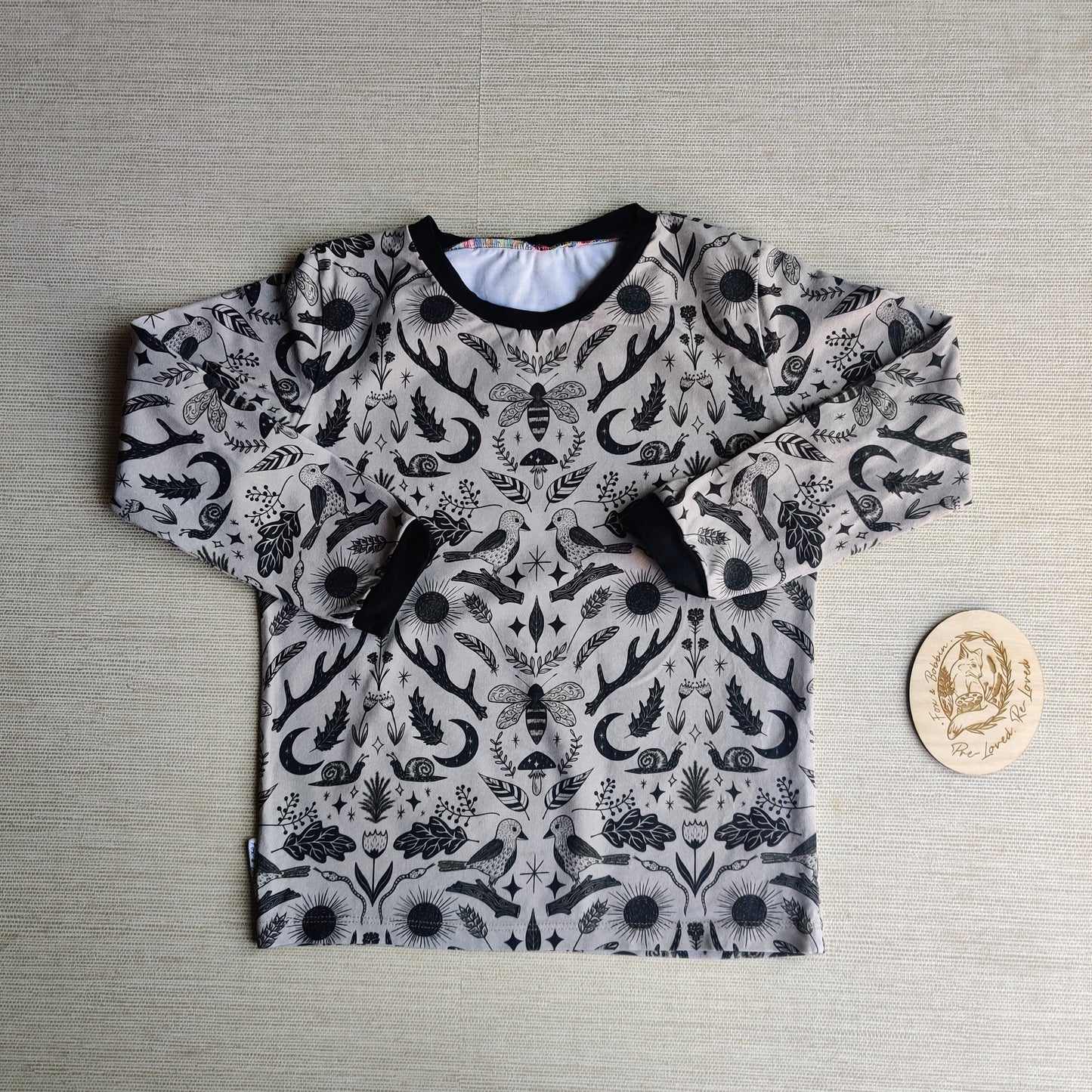 Age 6 long sleeve t shirt EUC. Fox & Bobbin Preloved cloth friendly clothing