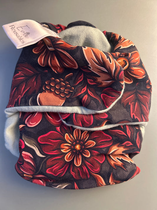 Evie Reusables Rolled Preflat (flat) newborn nappy - like new (003)