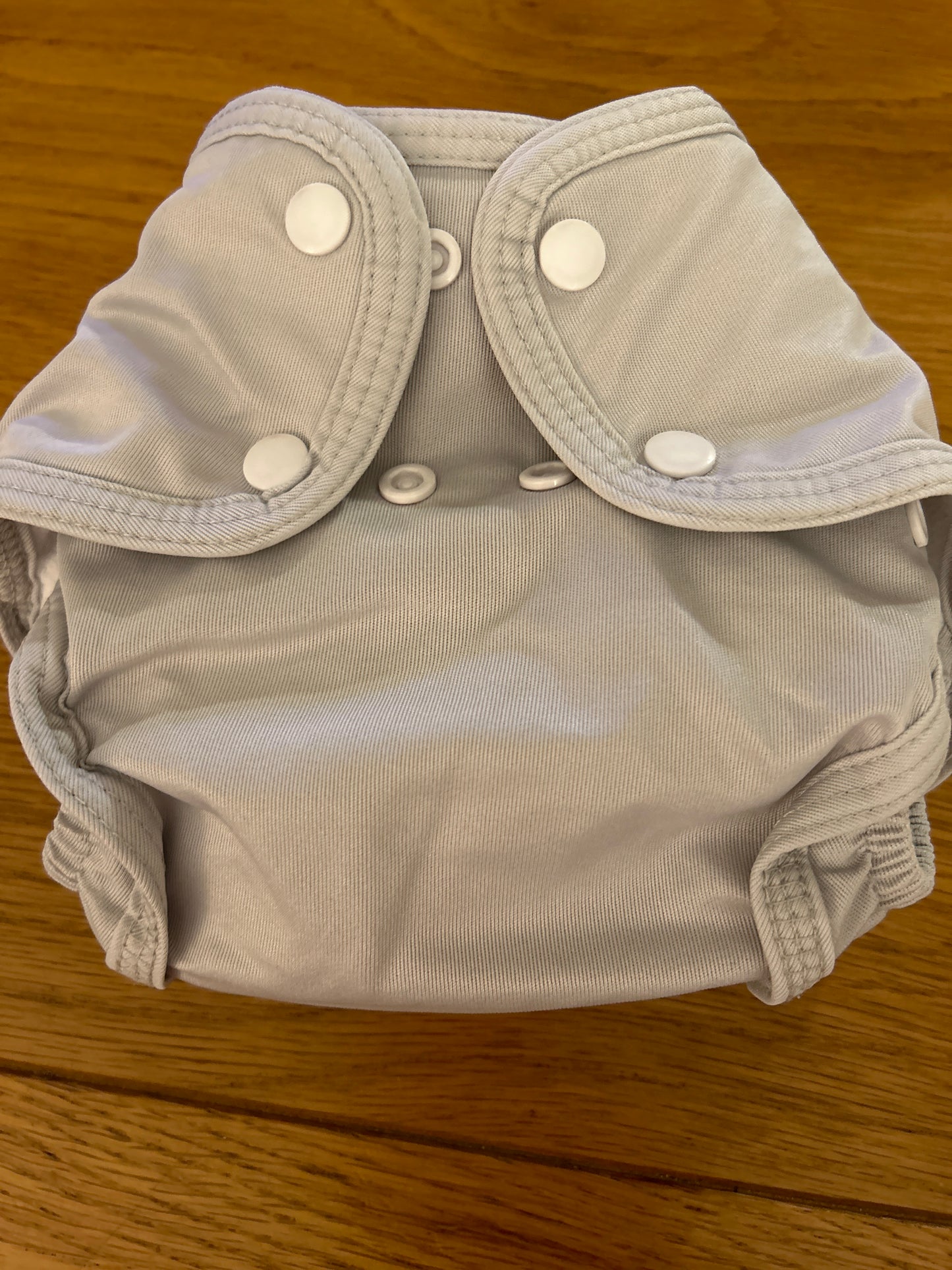 Little Lamb grey pocket nappy size 1  (067)