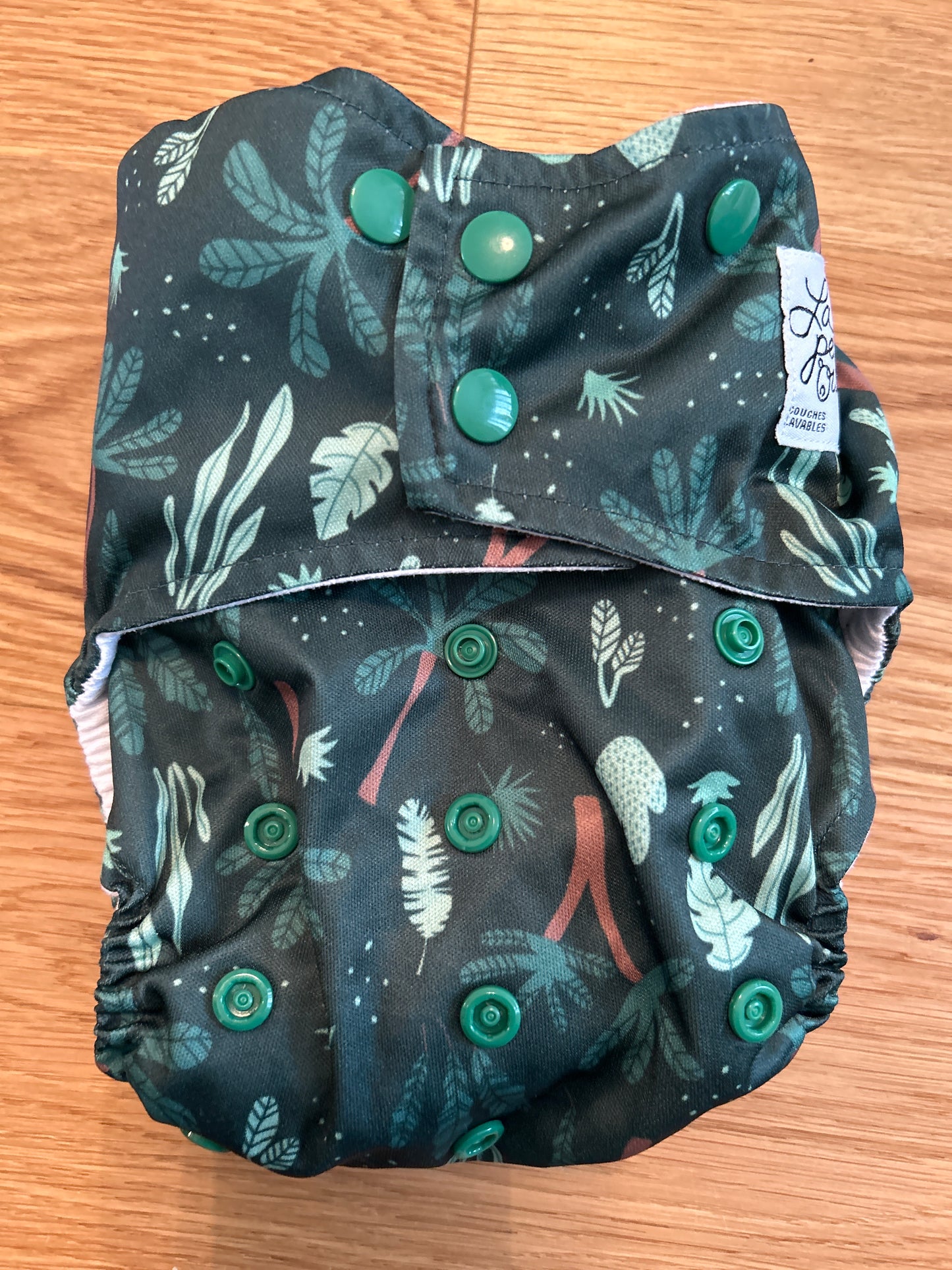 La Petite Ourse pocket nappy with insert (like new; 003)
