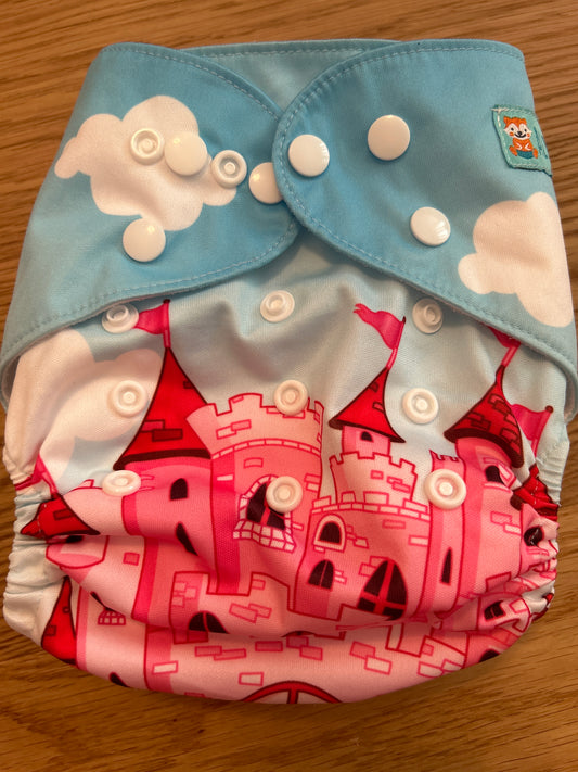 Alva baby pocket nappy - like new (003)