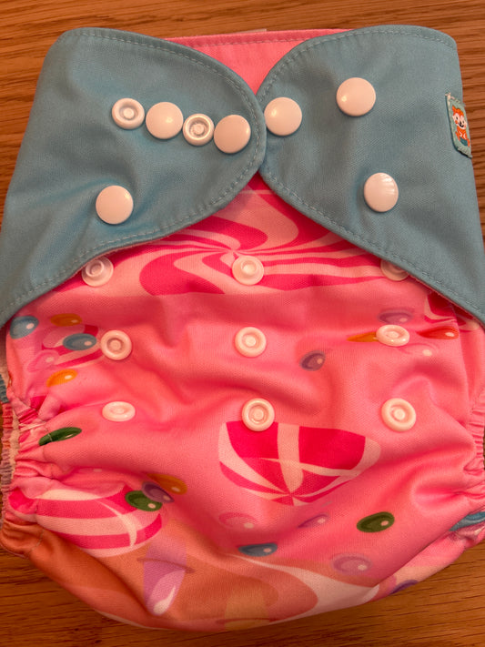 Alva baby pocket nappy - like new (003)