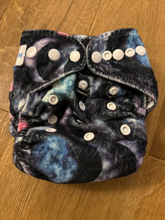 Baby Bare all in two nappy minky style (098)