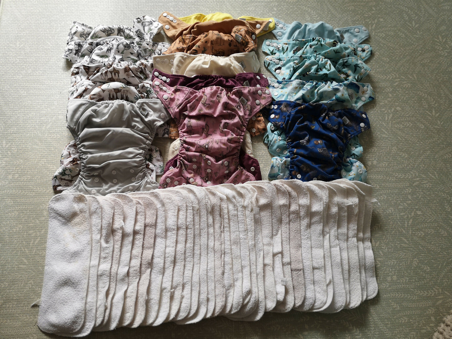 Onesize pocket nappy bundle