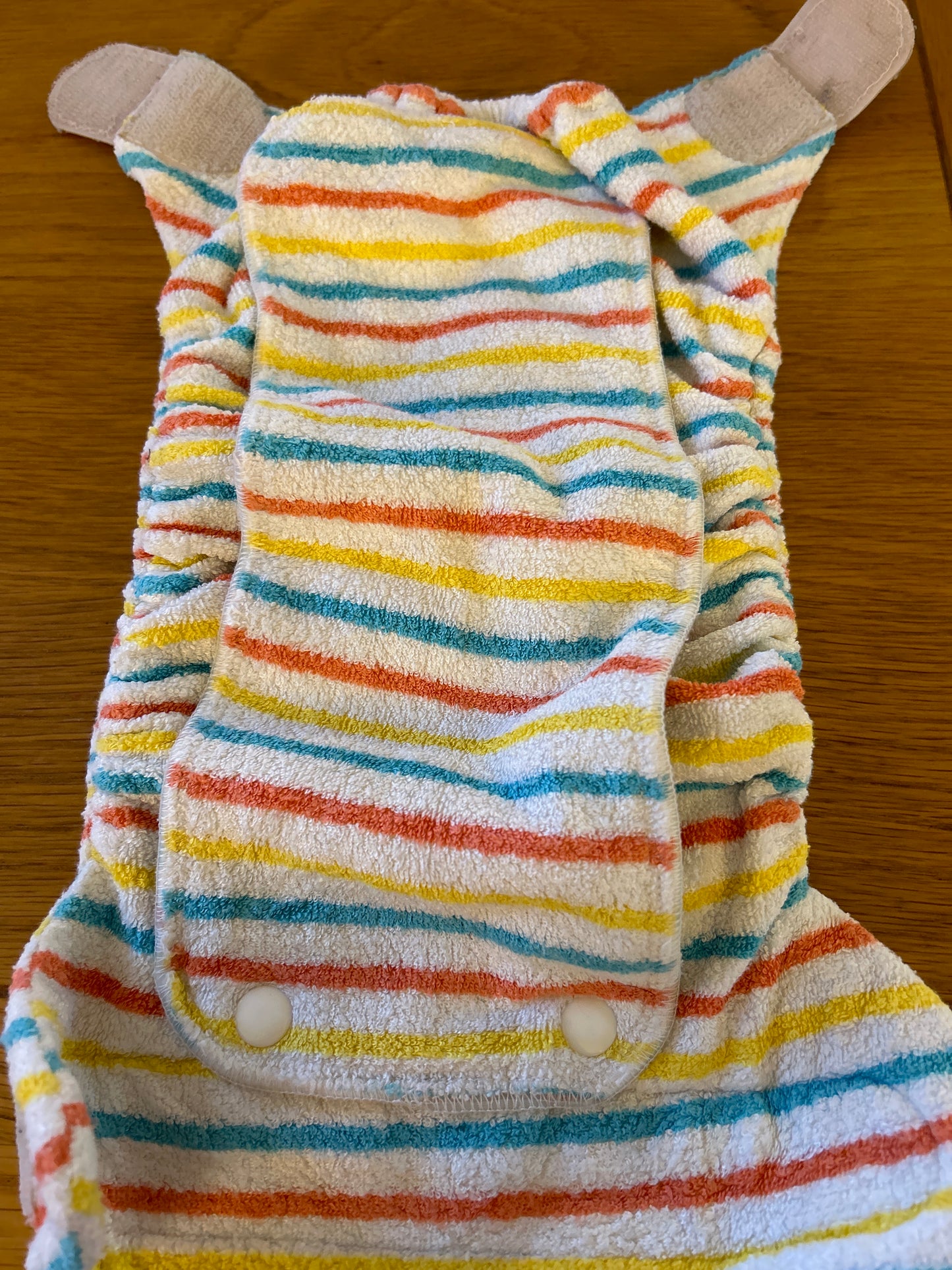 TotsBots Bamboozle stretch fitted nappy Stripee print (003)