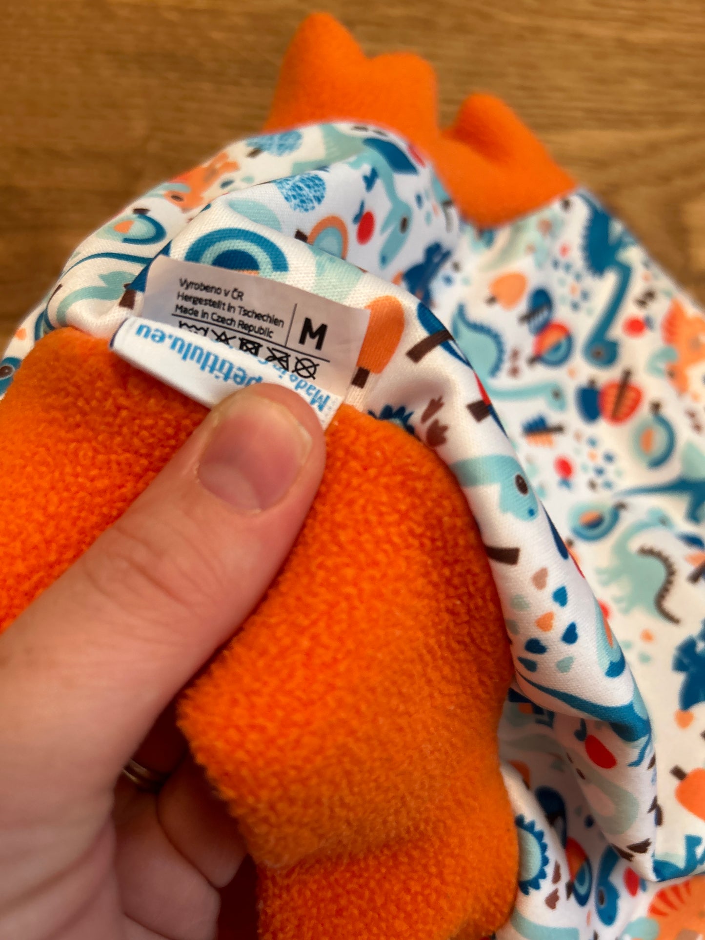 Petit Lulu fleece nappy wrap M  (066)