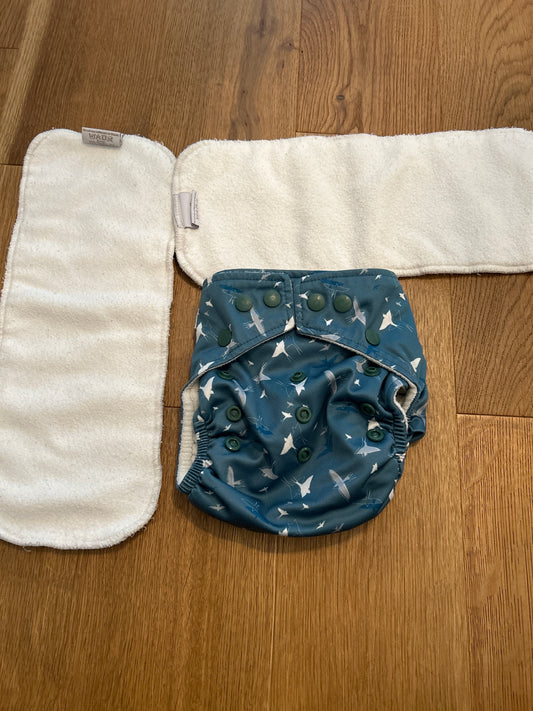 Baba and Boo pocket nappy with inserts (003)