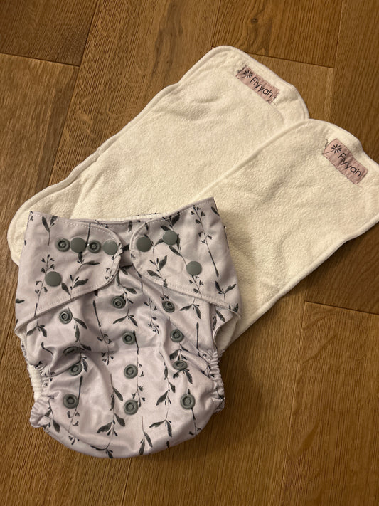 Fiyyah Pocket nappy and insert (098)