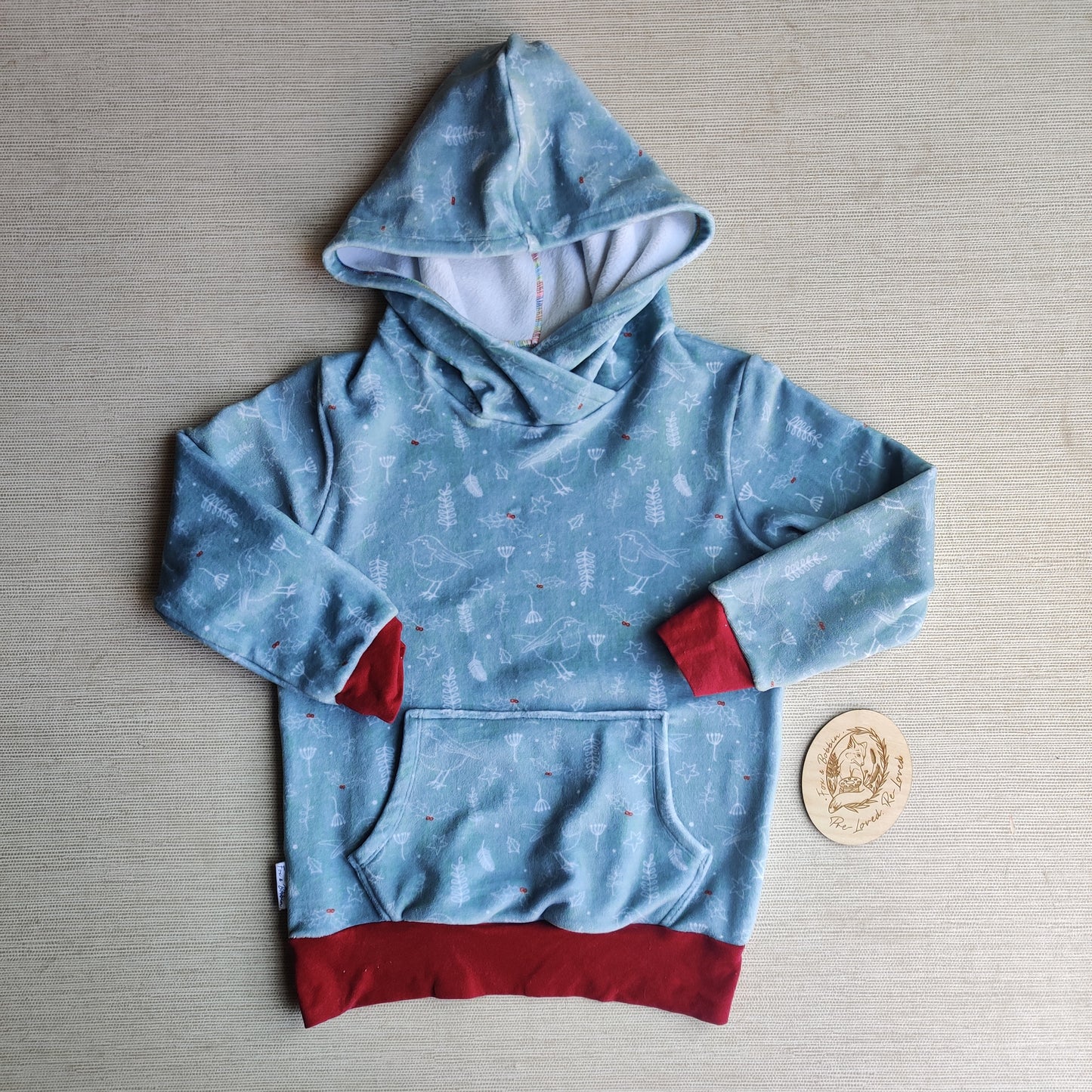 Age 6 squish hoody EUC. Fox & Bobbin Preloved cloth friendly clothing