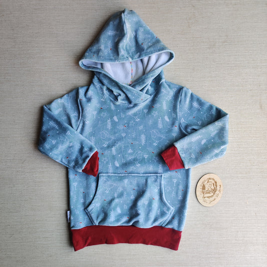 Age 6 squish hoody EUC. Fox & Bobbin Preloved cloth friendly clothing